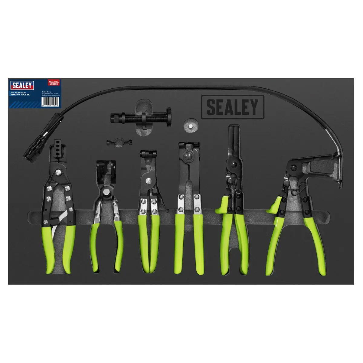 Sealey Hose Clip Removal Tool Set 7pc - Image 9