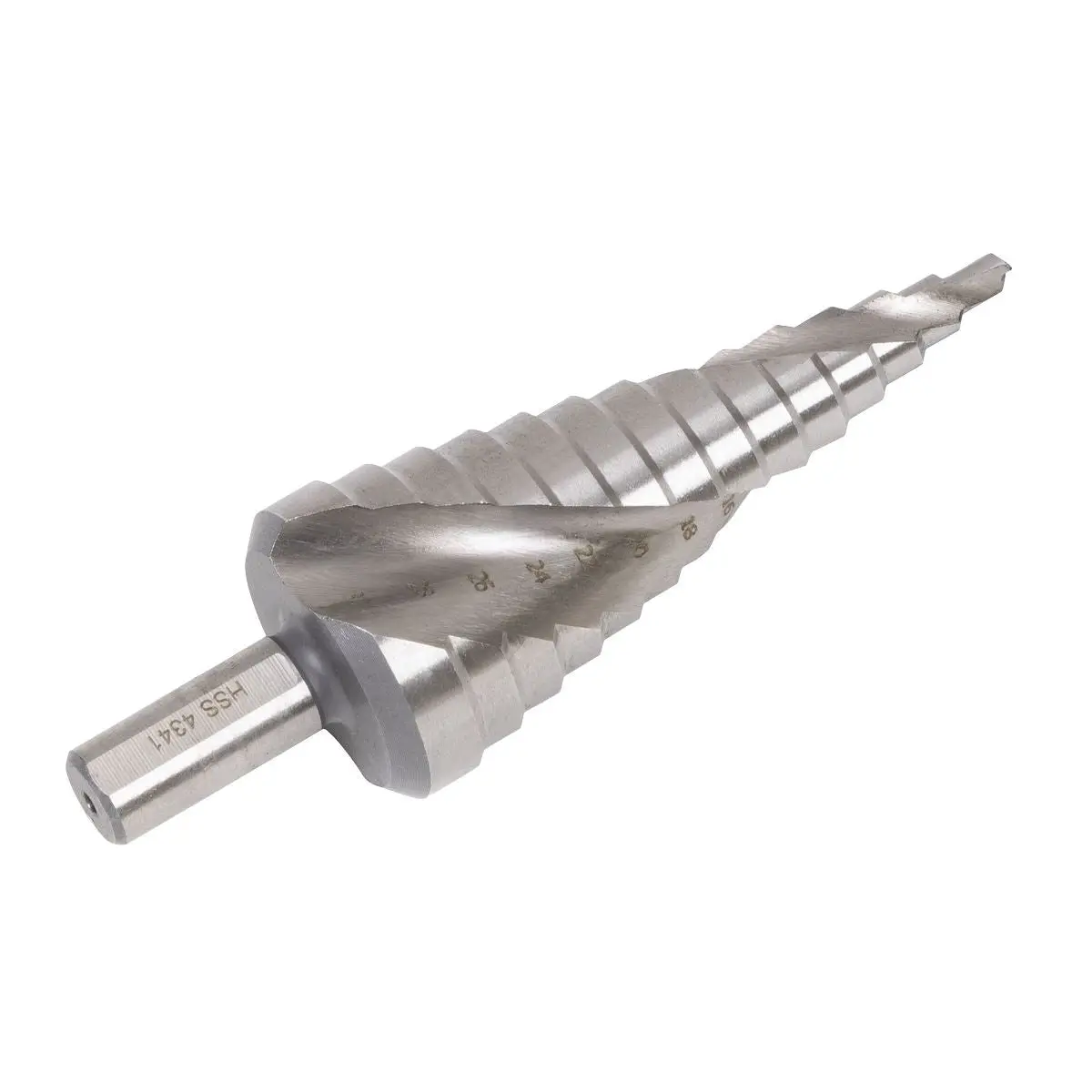 Sealey HSS 4341 Step Drill Bit 4-30mm Spiral Flute