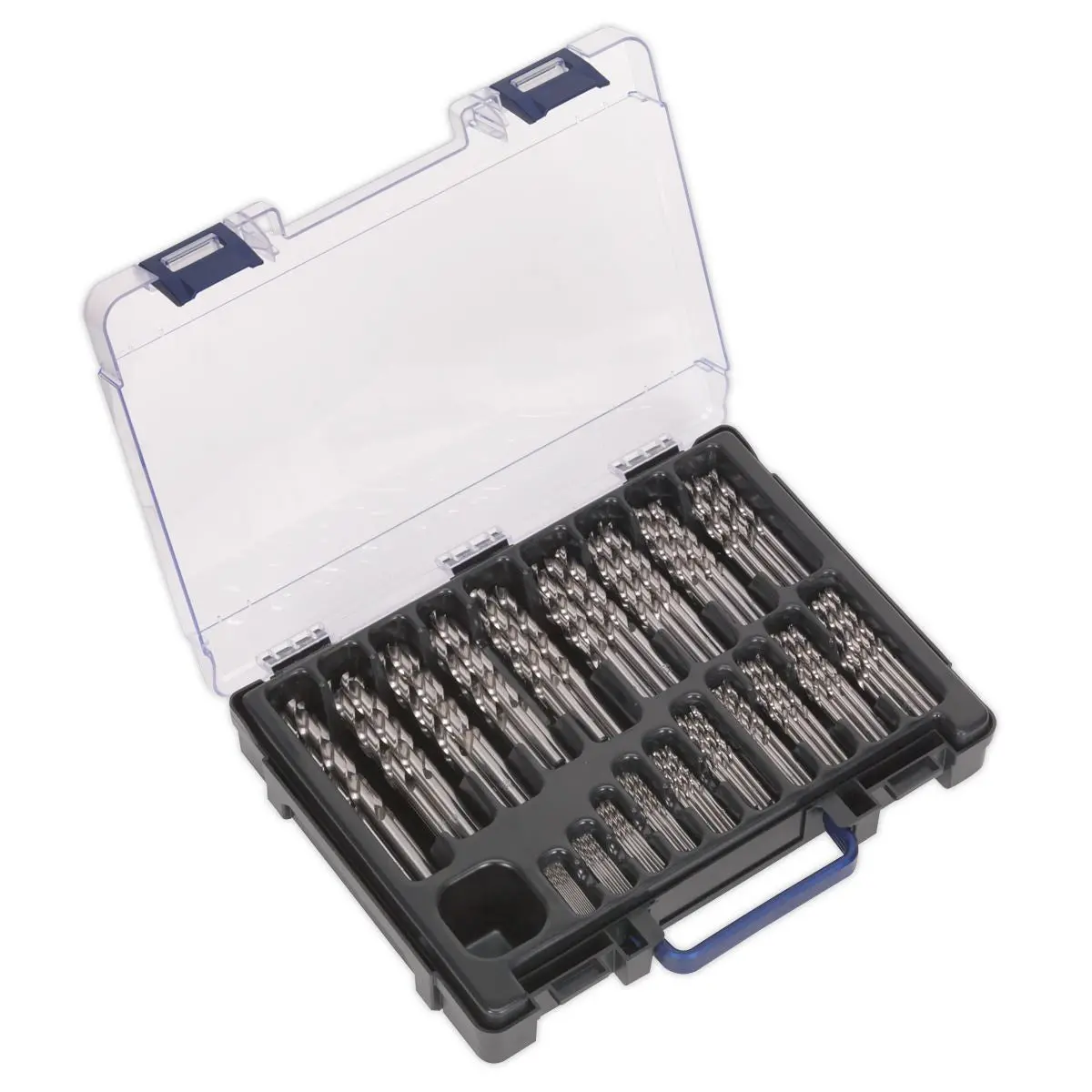 Sealey HSS Fully Ground Drill Bit Assortment 170pc Ø1-10mm