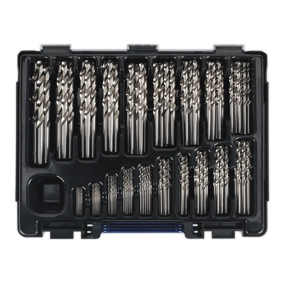 Sealey HSS Fully Ground Drill Bit Assortment 170pc Ø1-10mm - Image 3