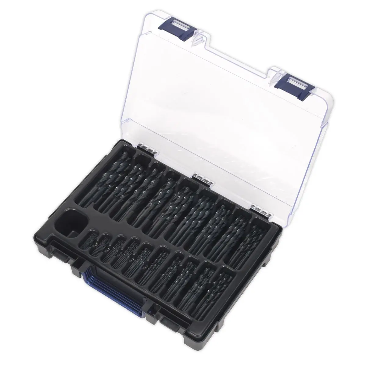 Sealey HSS Roll Forged Drill Bit Assortment 170pc Ø1-10mm - Image 2