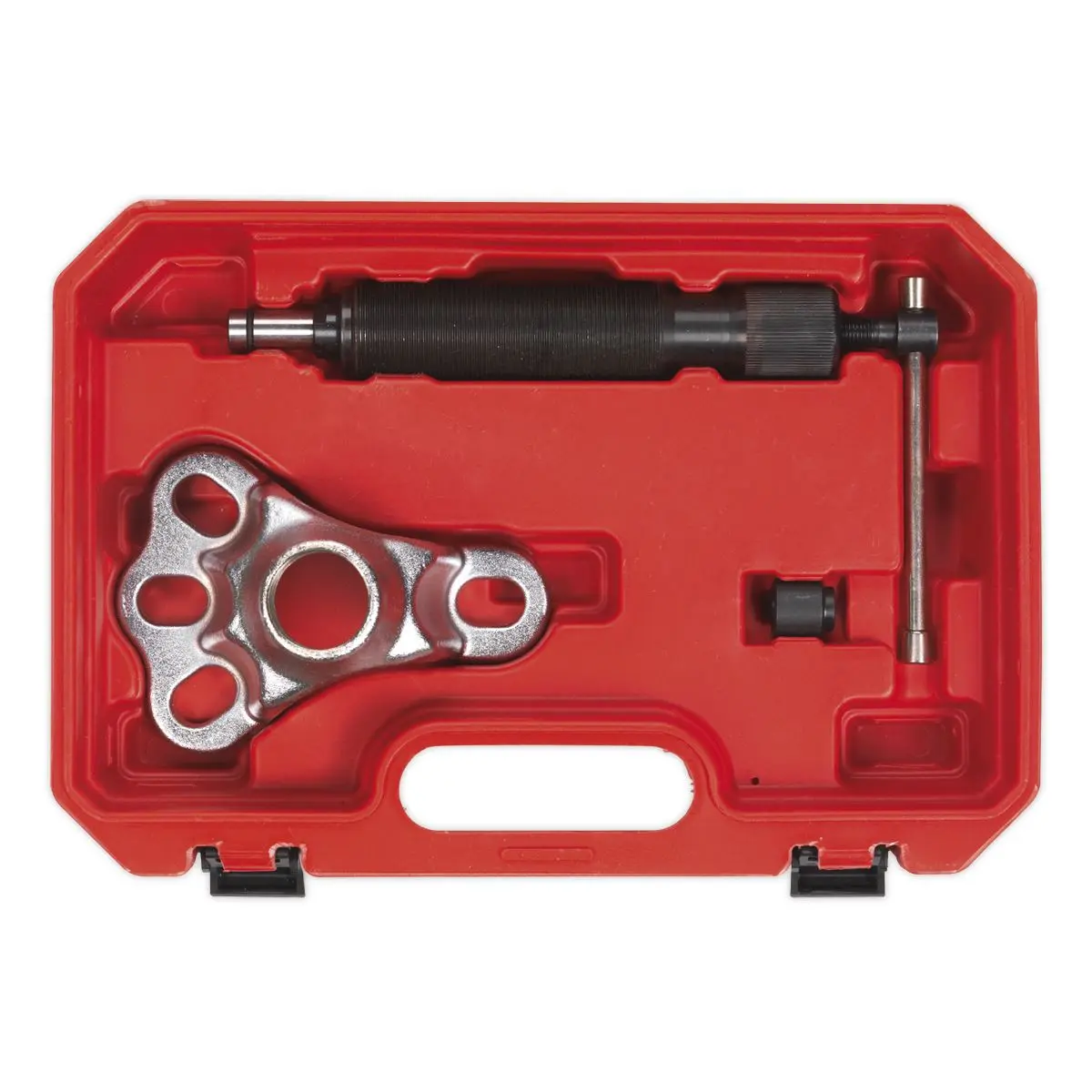 Sealey Hydraulic Hub Puller Set 10 Tonne Ram for Four and Five Stud Hubs - Image 6