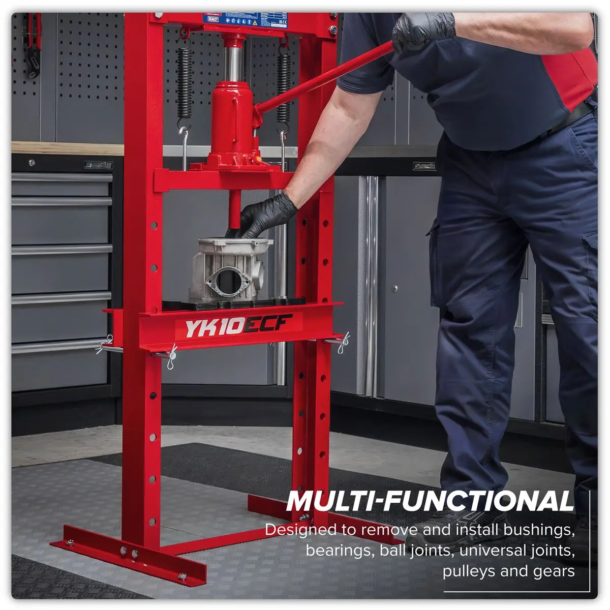 Sealey Hydraulic Floor Type Press 10 Tonne - Image 8