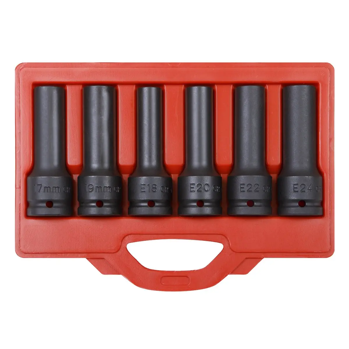 Sealey Impact 12-Point & TRX-Star* Female Deep Socket Set 6pc 3/4"Sq Drive - Image 3