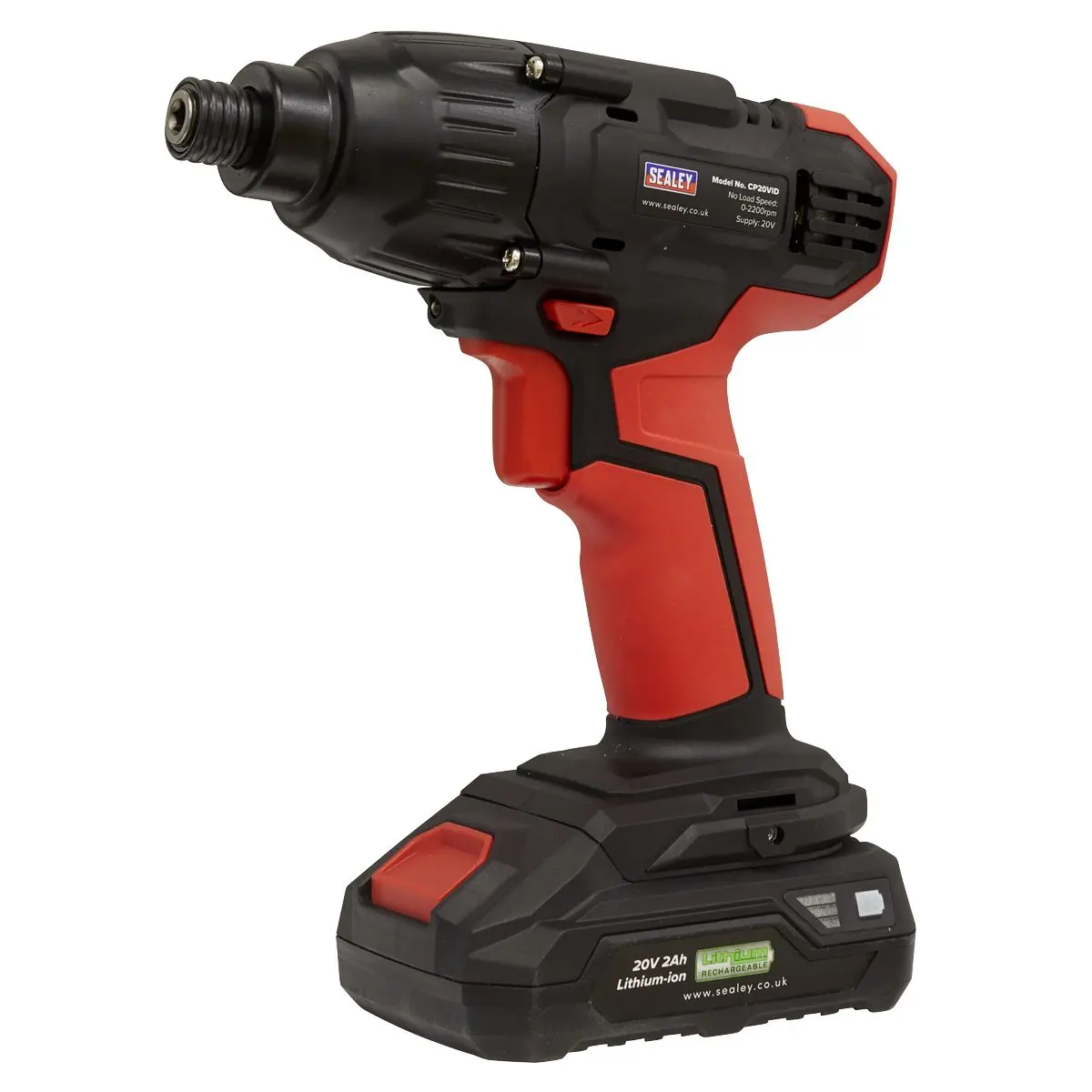 Sealey Impact Driver 20V SV20 Series 1/4"Hex Drive - Body Only - Image 6