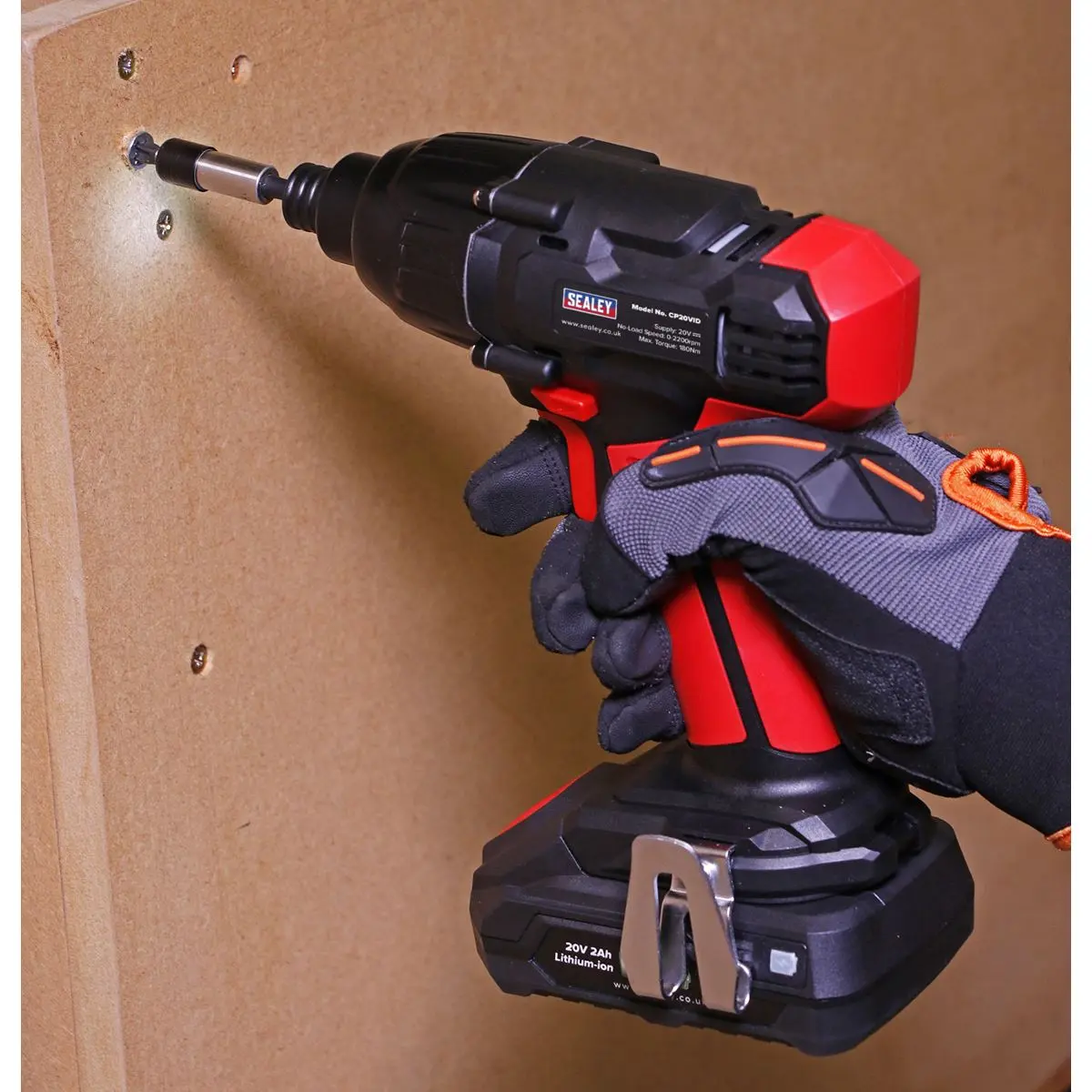 Sealey Impact Driver 20V SV20 Series 1/4"Hex Drive - Body Only - Image 7
