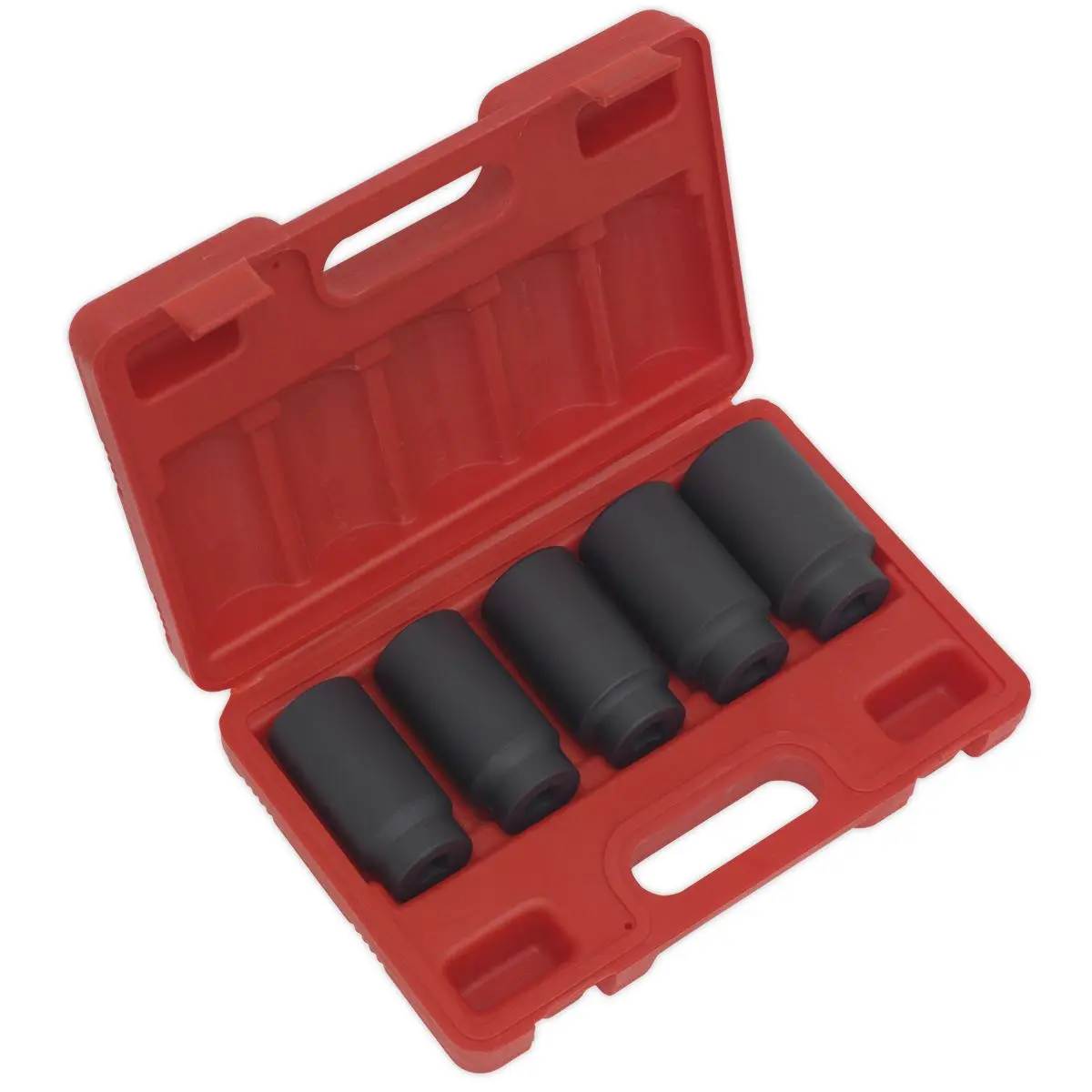 Sealey Impact Hub Nut Socket Set 5pc 1/2"Sq Drive