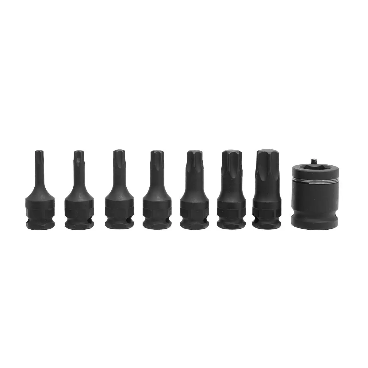 Sealey Impact Trx-Star Socket Bit Set 8 Piece 3/8" Drive T30-T70 in EVA Storage Tray - Image 5