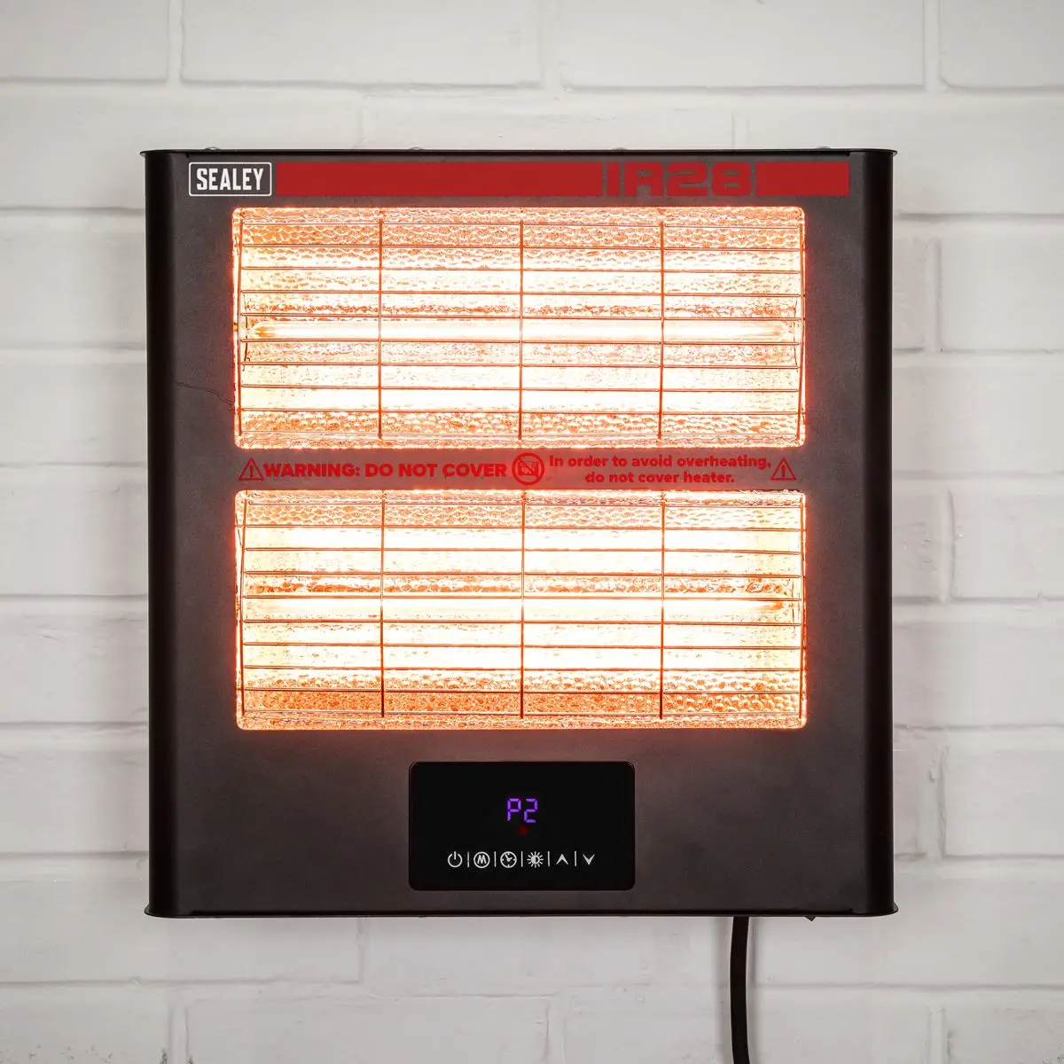 Sealey Infrared Quartz Heater - Wall Mounting 2.8kW/230V - Image 10
