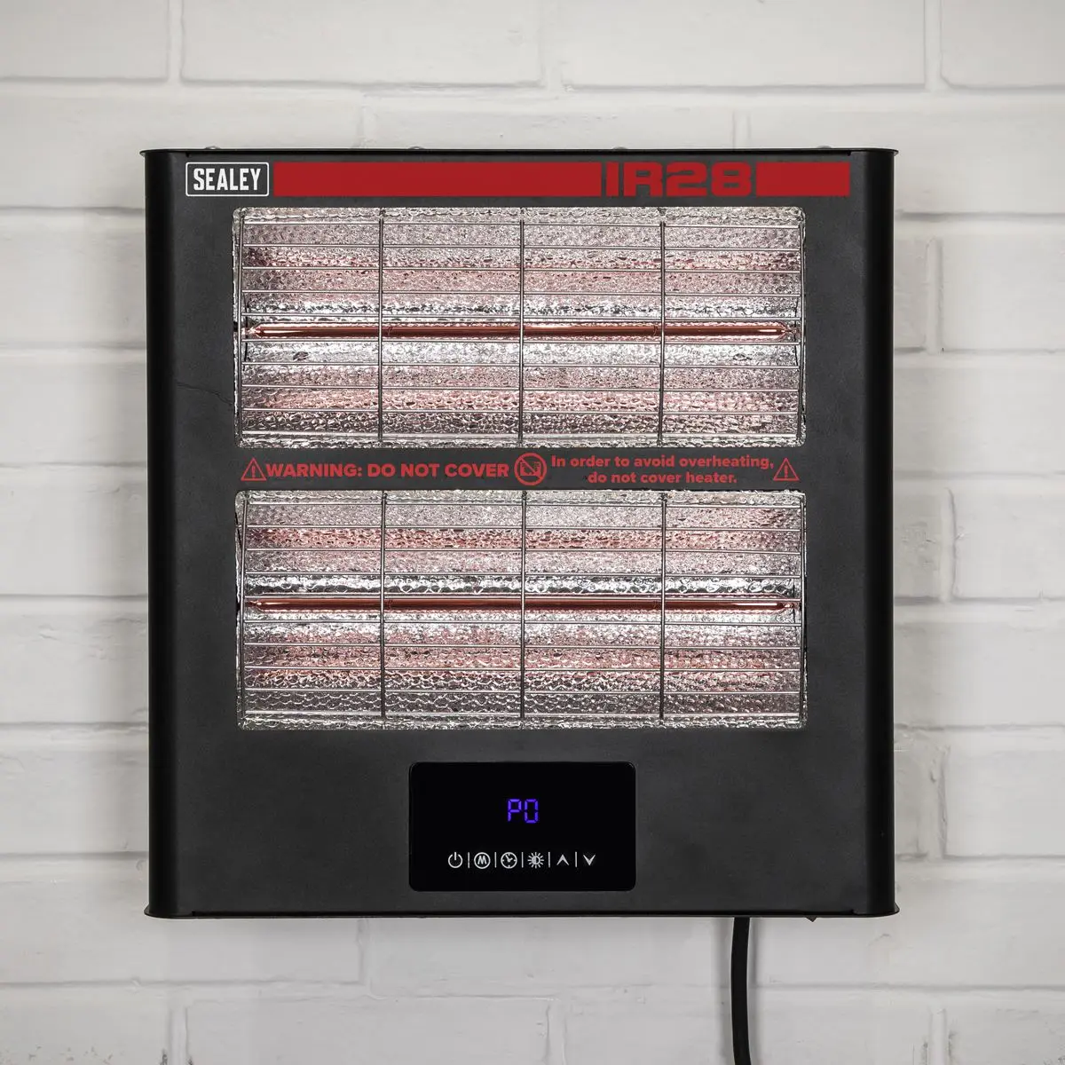 Sealey Infrared Quartz Heater - Wall Mounting 2.8kW/230V - Image 7