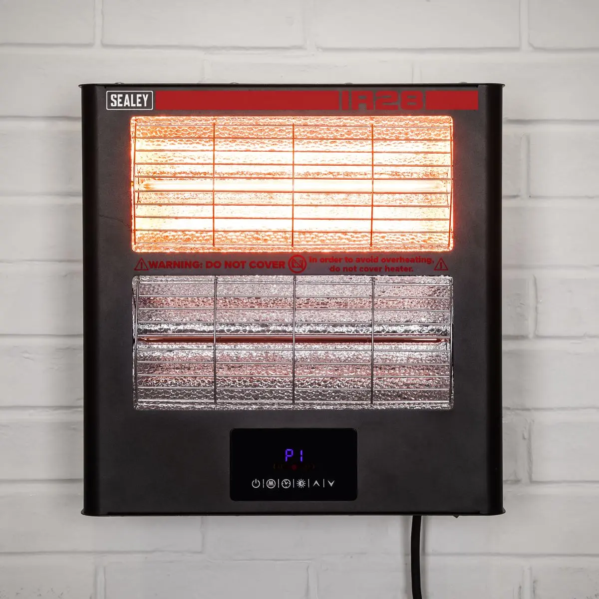Sealey Infrared Quartz Heater - Wall Mounting 2.8kW/230V - Image 9
