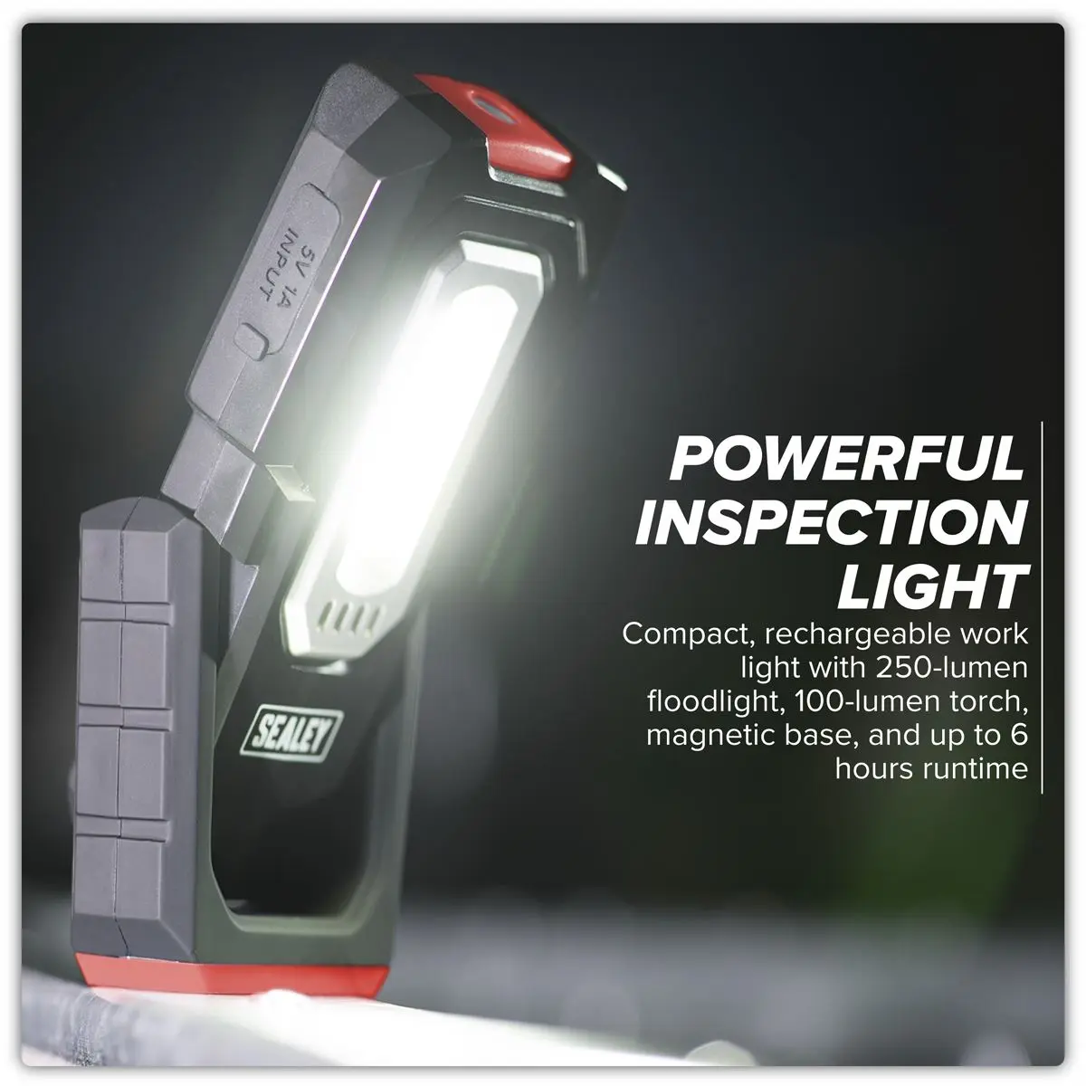 Sealey Inspection Light 3W COB & 1W SMD LED - Wireless Rechargeable - Image 11
