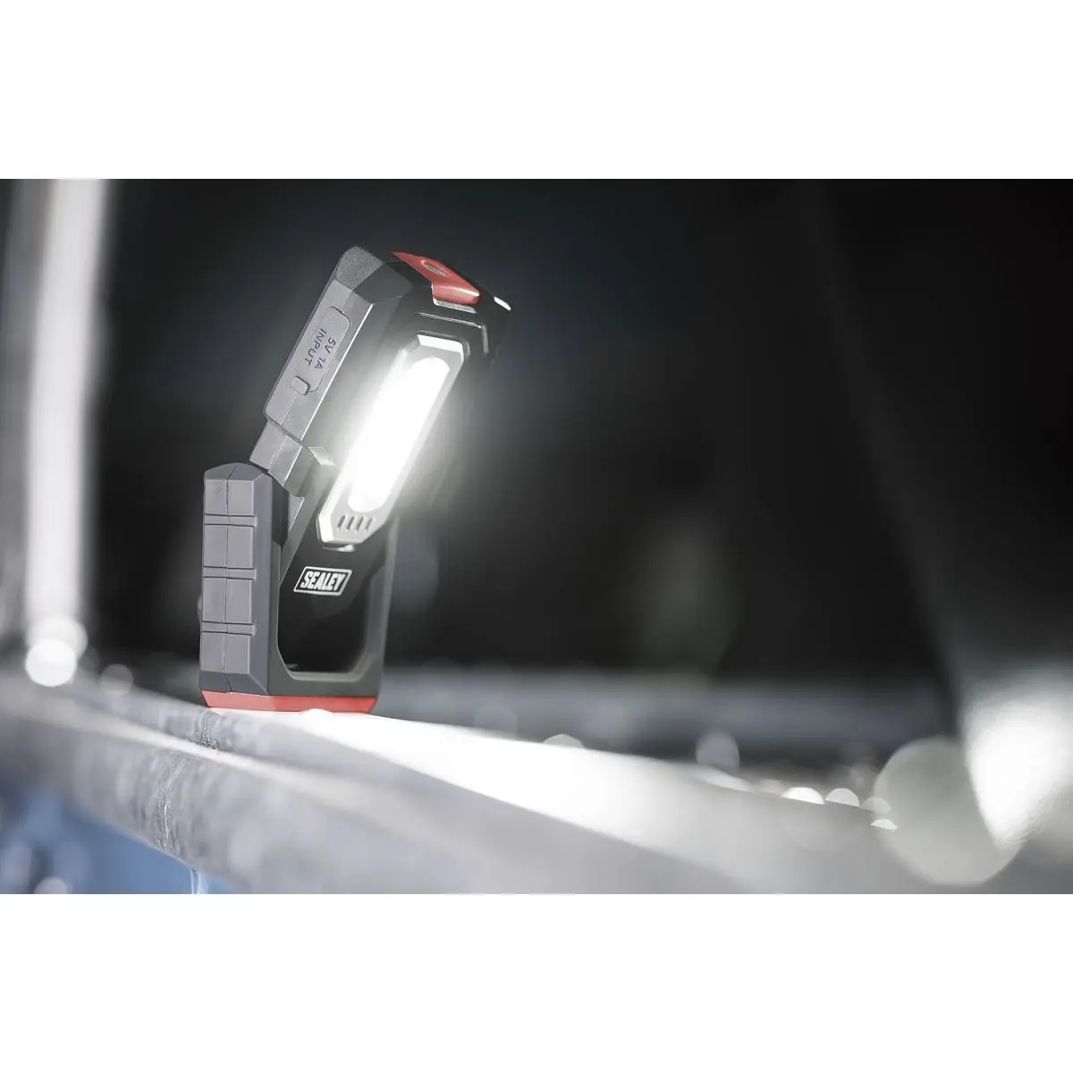 Sealey Inspection Light (x2) 3W COB & 1W SMD LED & Double Wireless Charging Base - Image 6