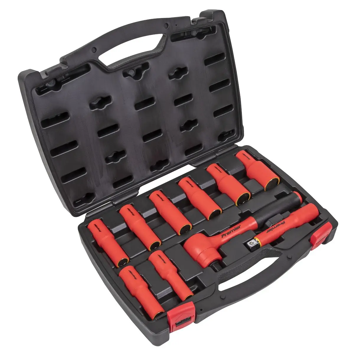 Sealey Insulated Socket Set 10 Piece 1/2" Drive 10-24mm 6 Point WallDrive VDE Approved - Image 6