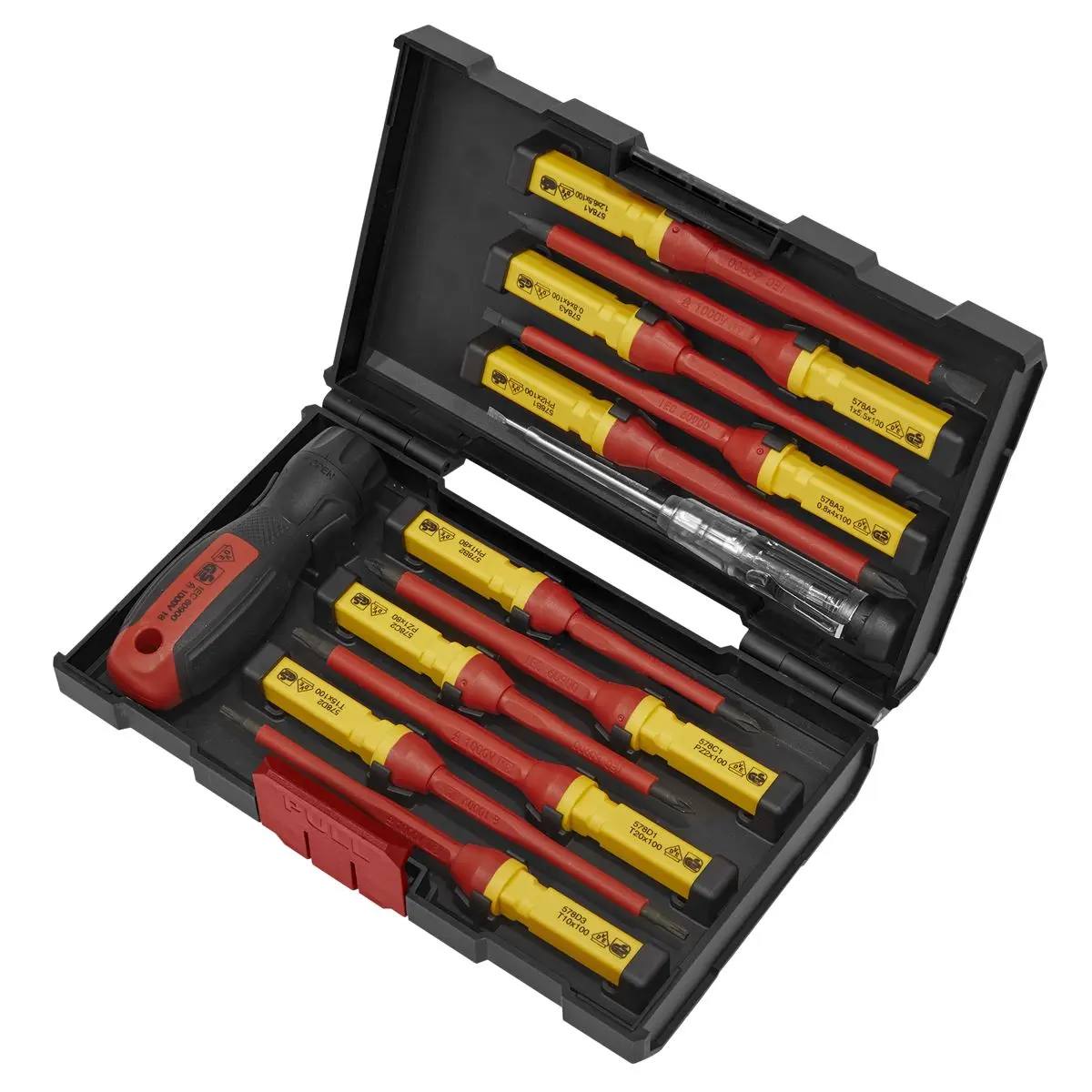 Sealey Premier Screwdriver Set 13pc Interchangeable - VDE Approved - Image 3