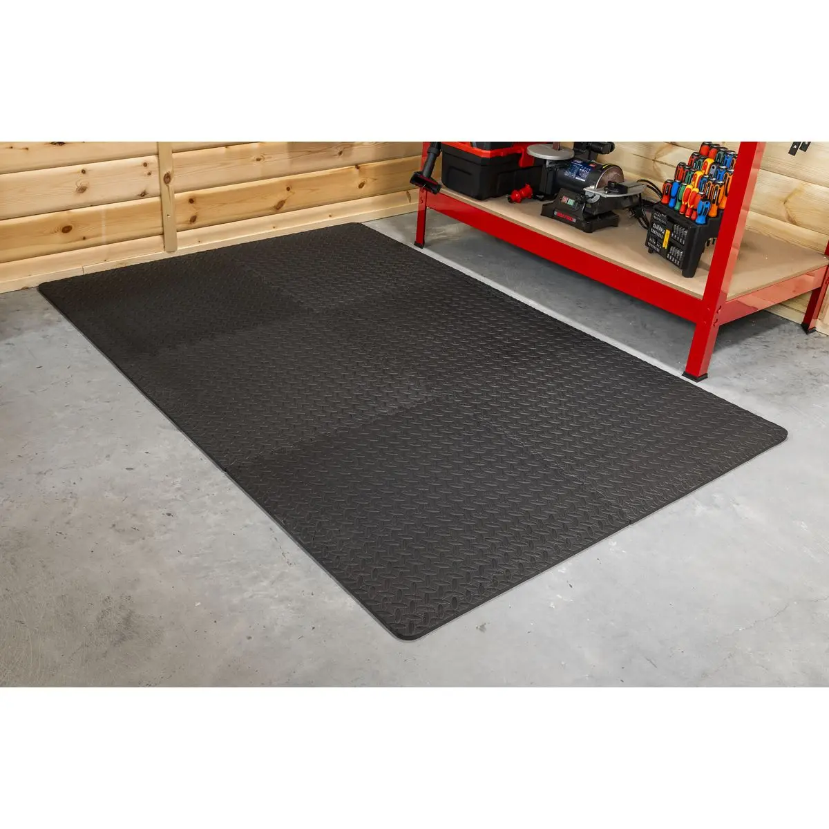 Sealey Interlocking EVA Foam Workshop Mat Set 1200 x 1800mm - Image 6