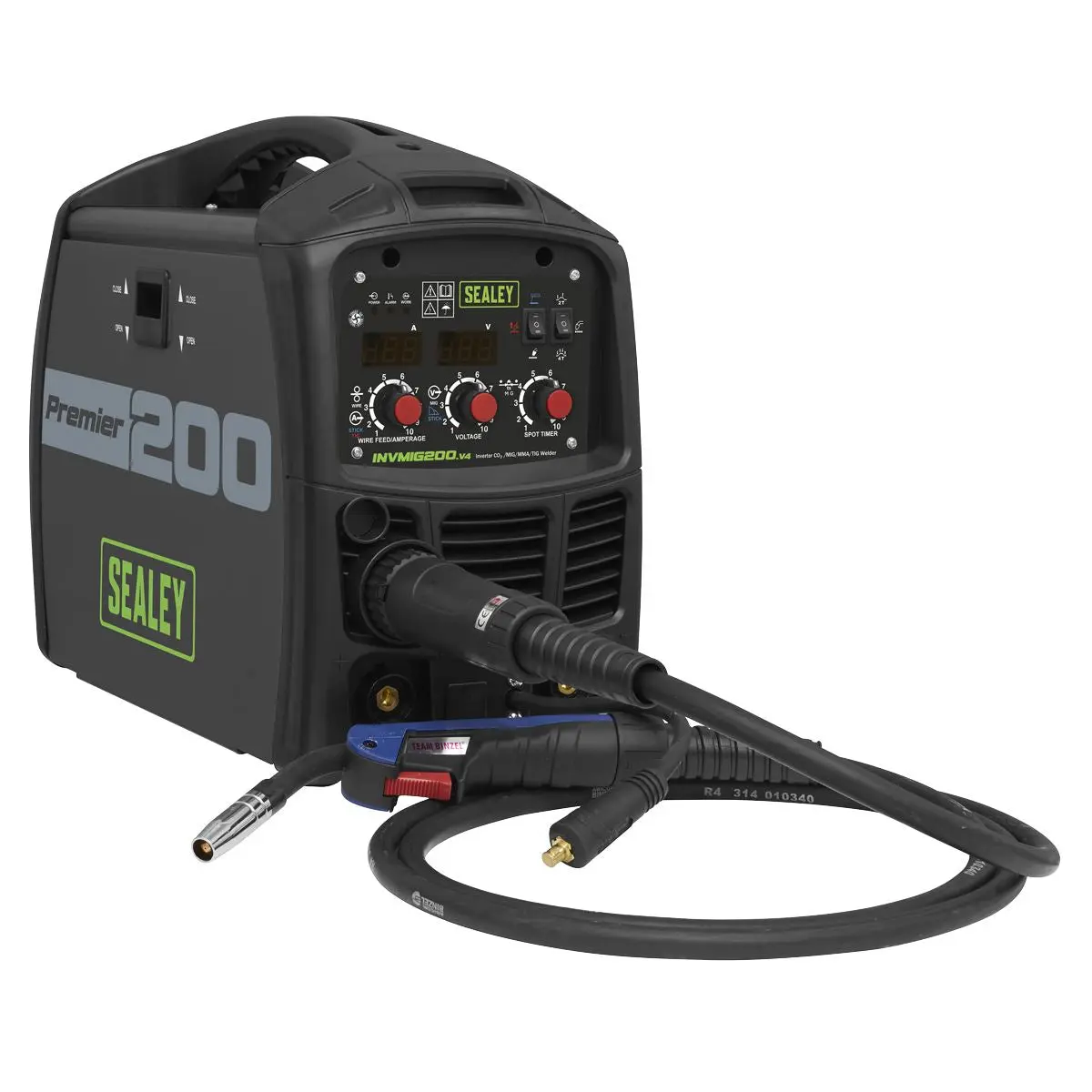 Sealey Premier Inverter Welder MIG, TIG & MMA 200A - Image 4