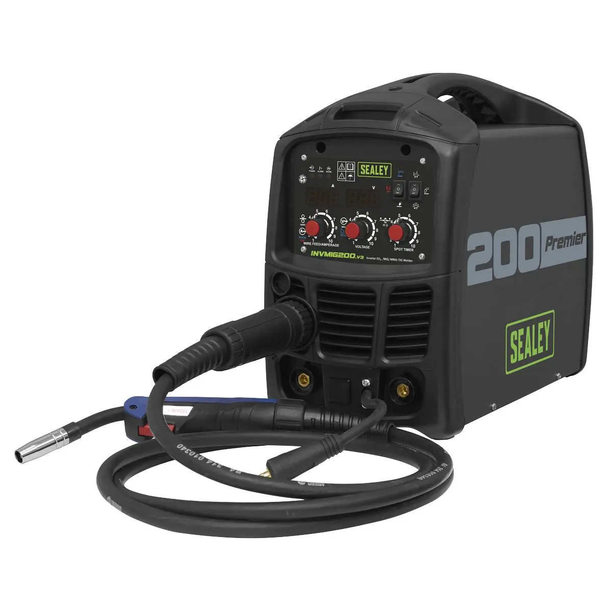 Sealey Premier Inverter Welder MIG, TIG & MMA 200A - Image 5