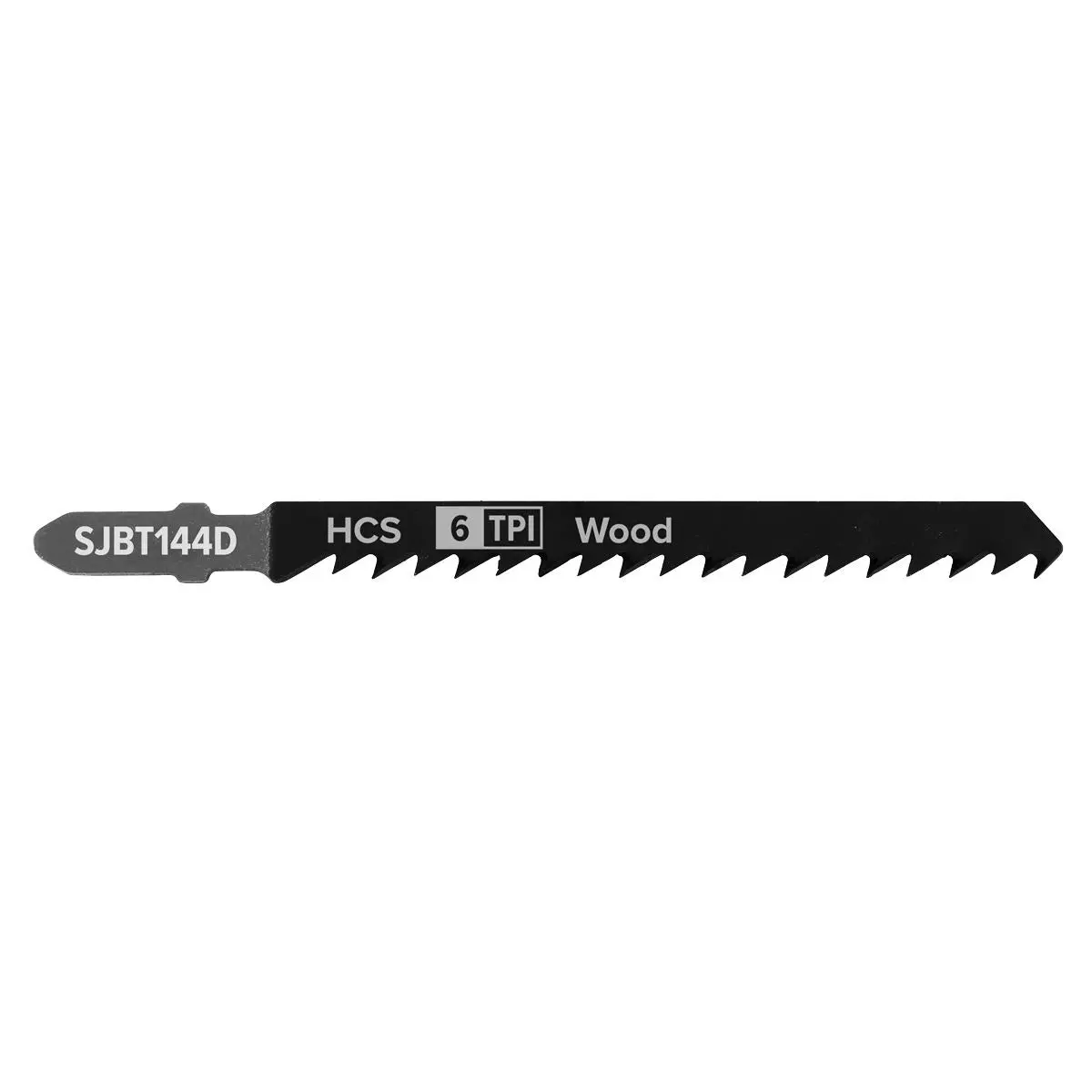 Sealey Jigsaw Blade General Wood 100mm 6tpi - Pack of 5 - Image 2