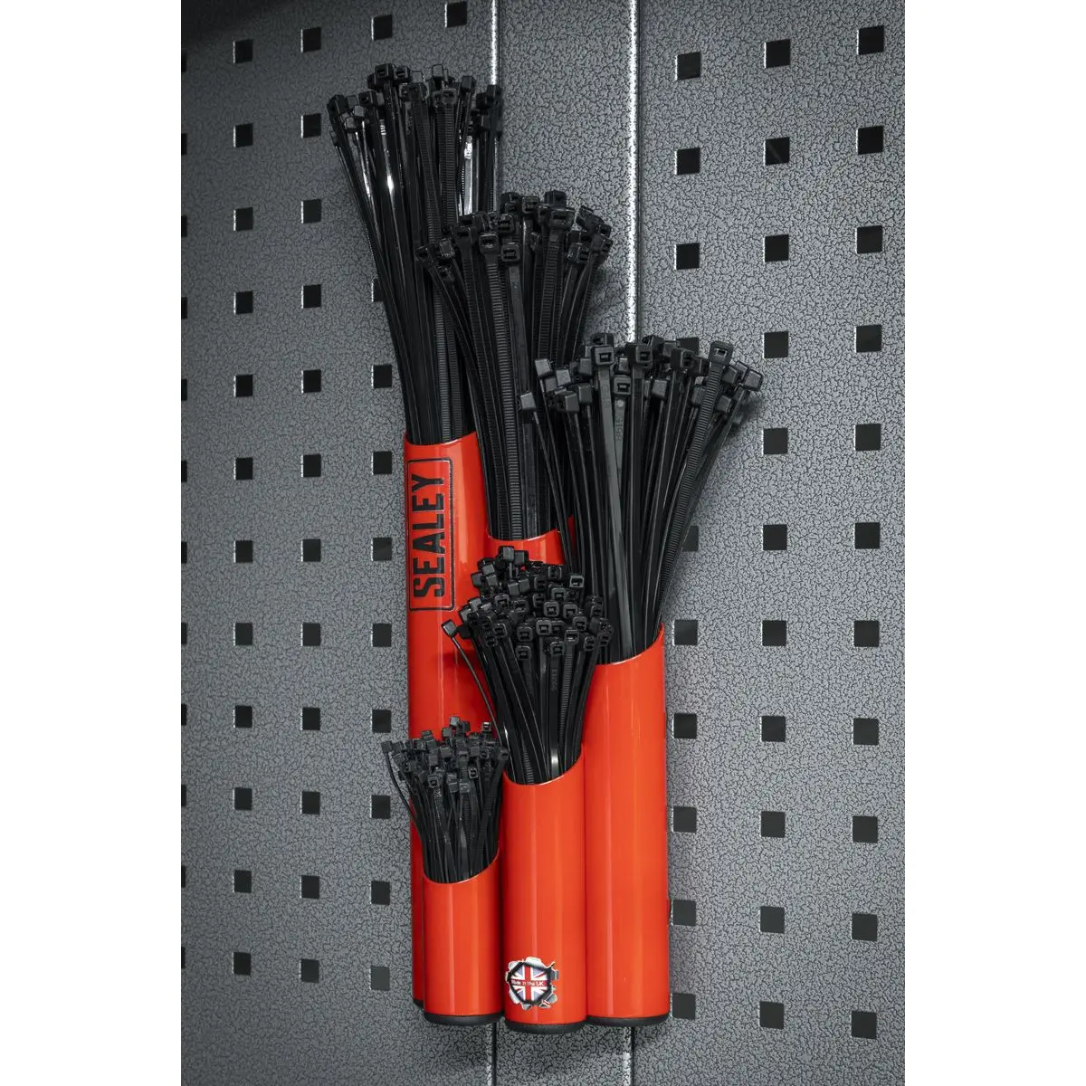 Sealey Large Magnetic Cable Tie Holder - Red - Image 2