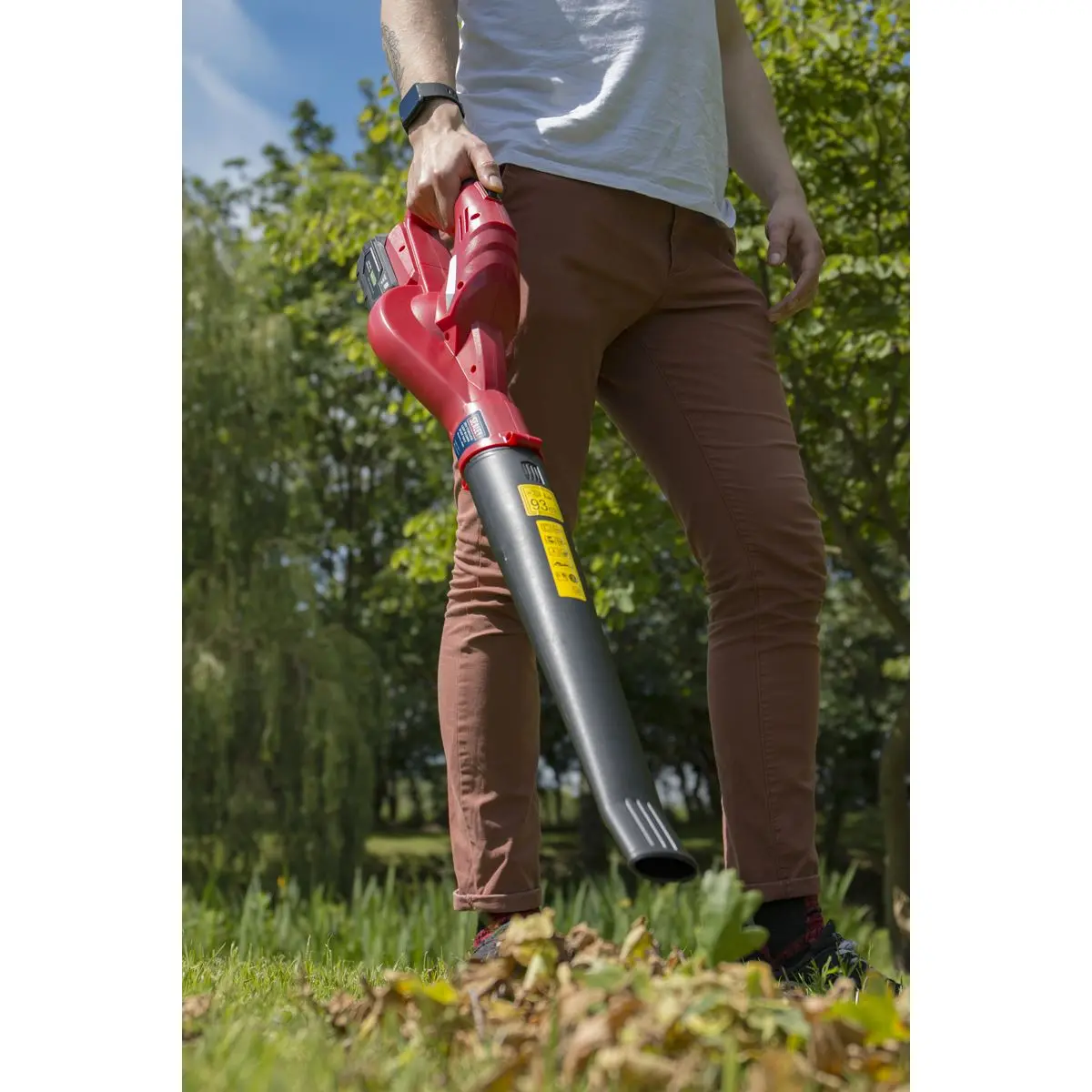 Sealey 20V Cordless Leaf Blower Kit 4Ah Battery and Charger - Image 7