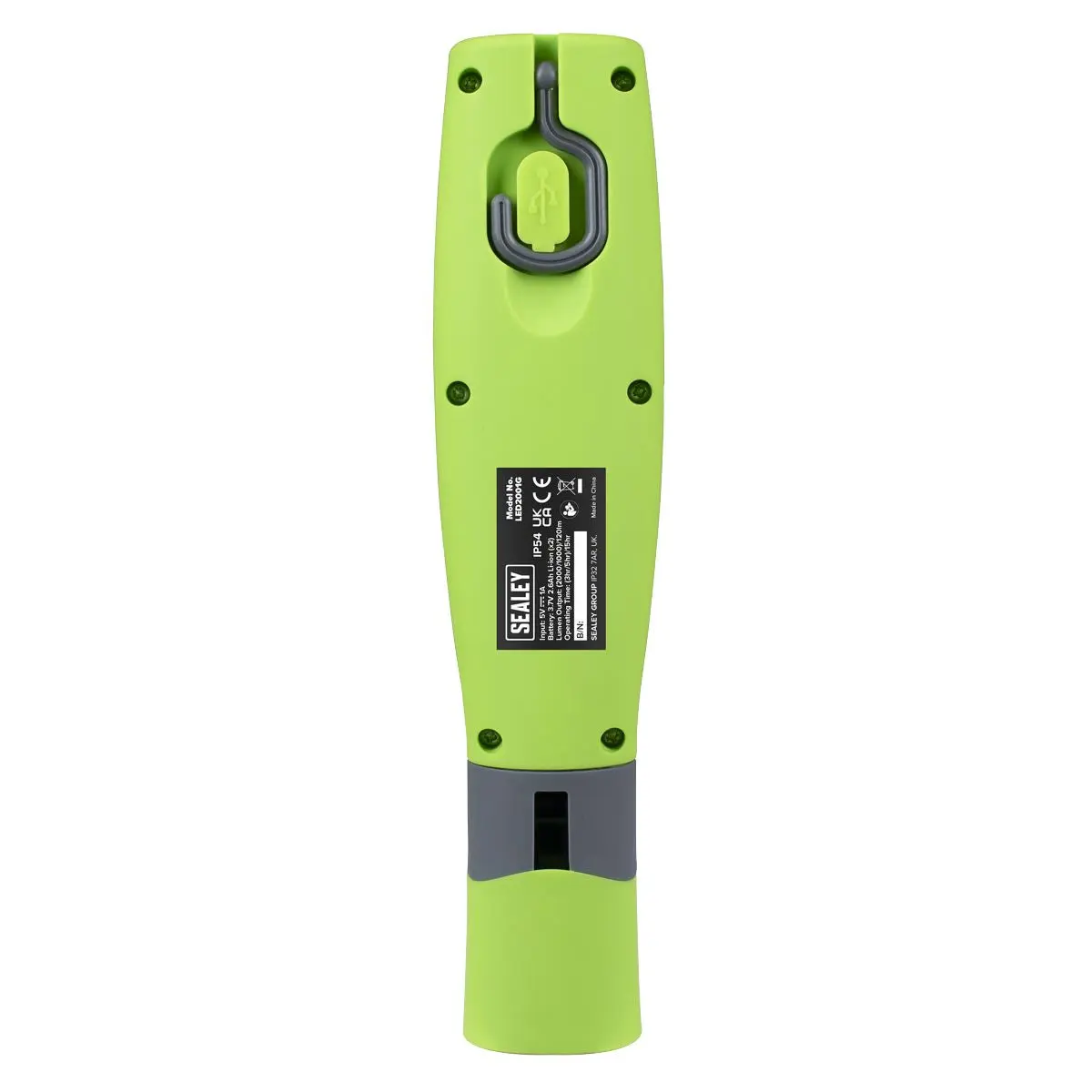 Sealey LED Twist Rechargeable Inspection Light Green - Image 4