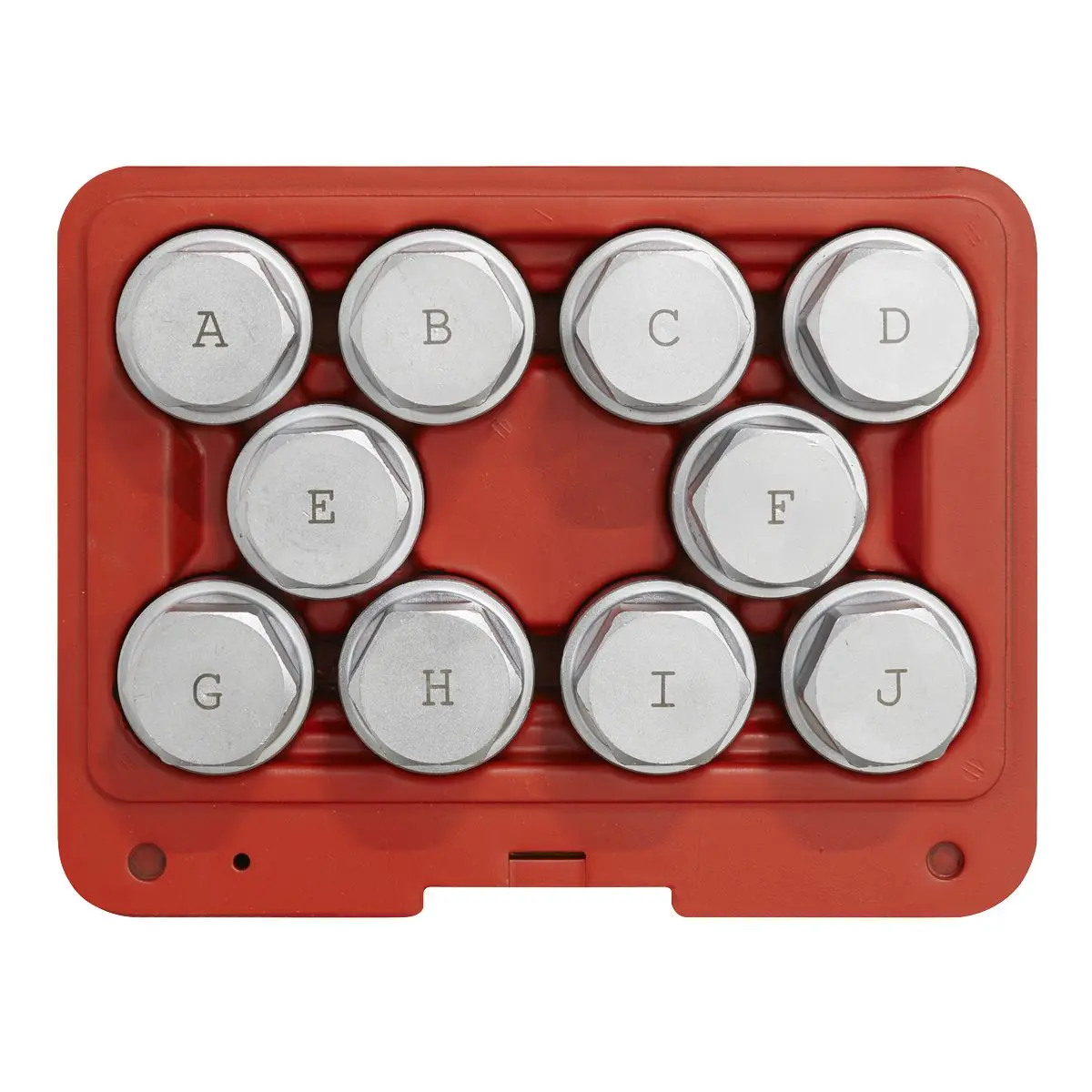 Sealey Locking Wheel Nut Key Set 10pc - Land Rover - Image 3