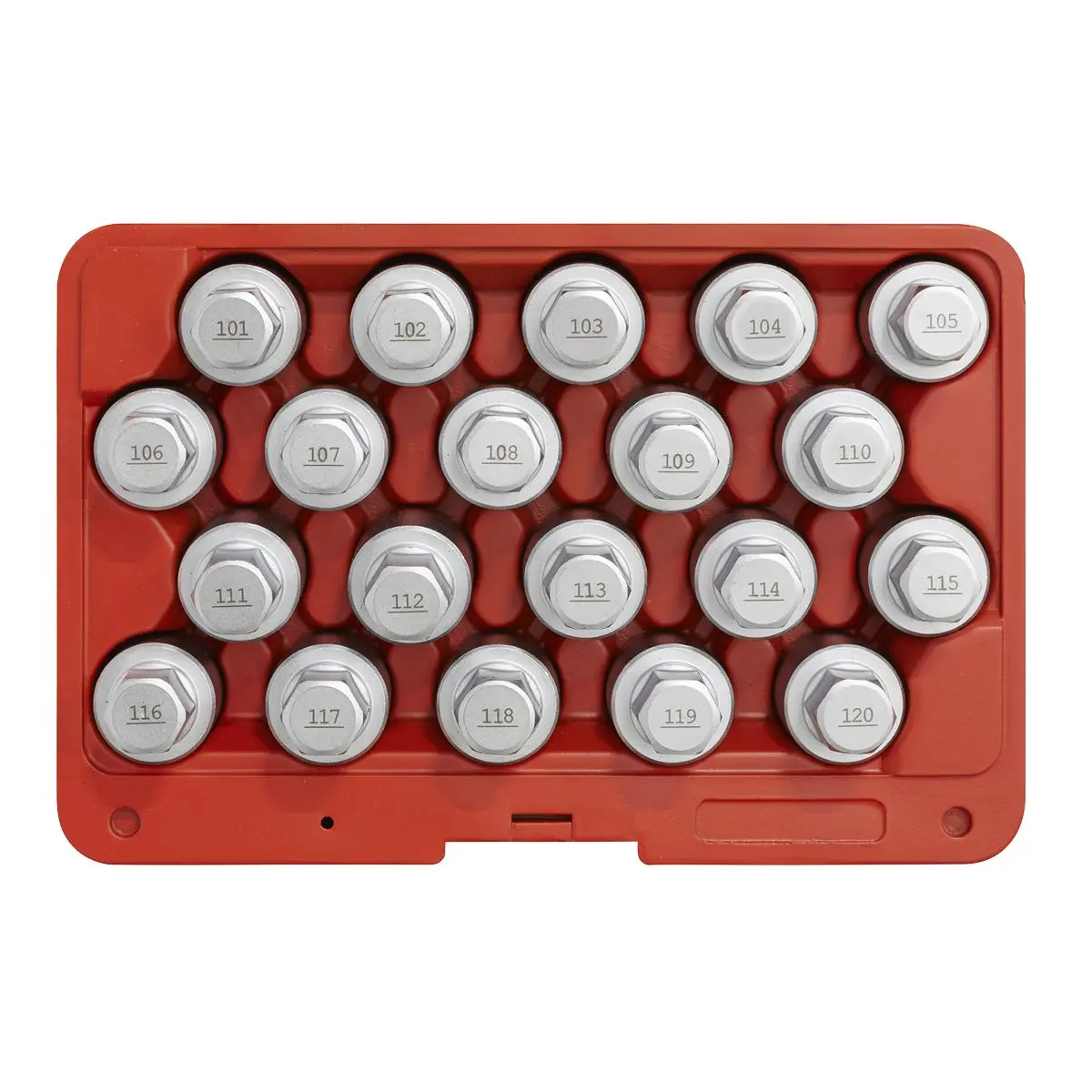 Sealey Locking Wheel Nut Key Set 20pc - Vauxhall-A - Image 3