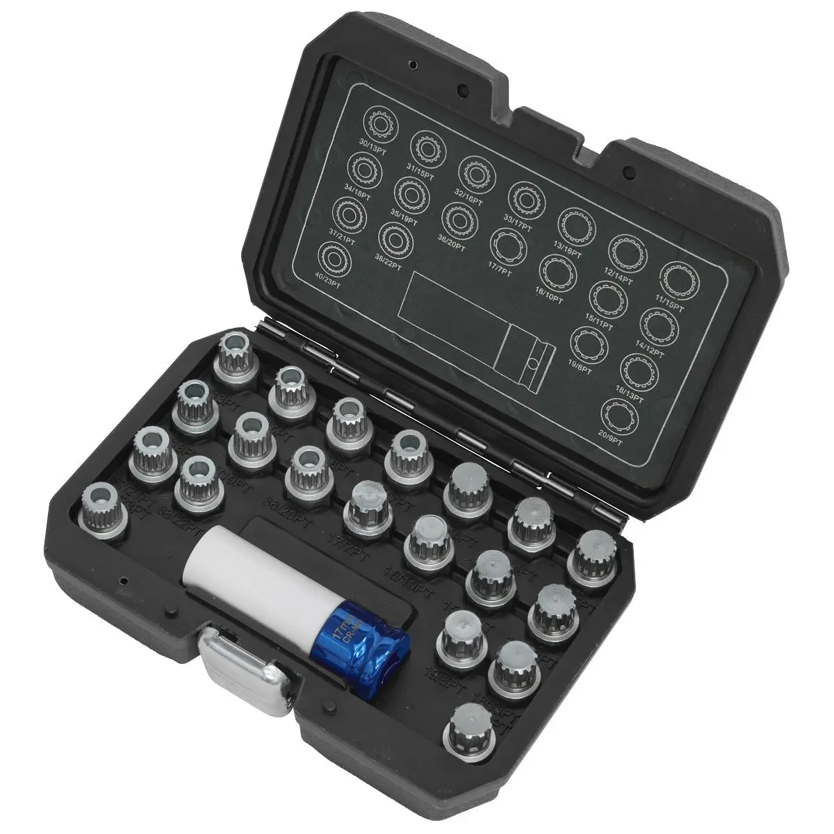 Sealey Locking Wheel Nut Key Set 21pc - BMW & Mini - Image 3