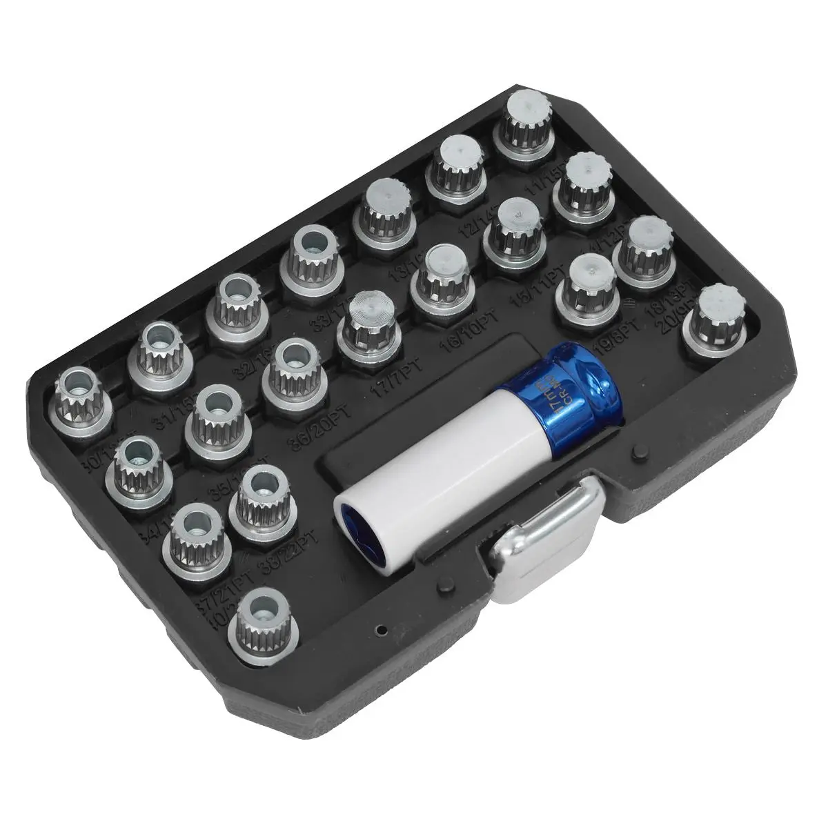 Sealey Locking Wheel Nut Key Set 21pc - BMW & Mini - Image 5