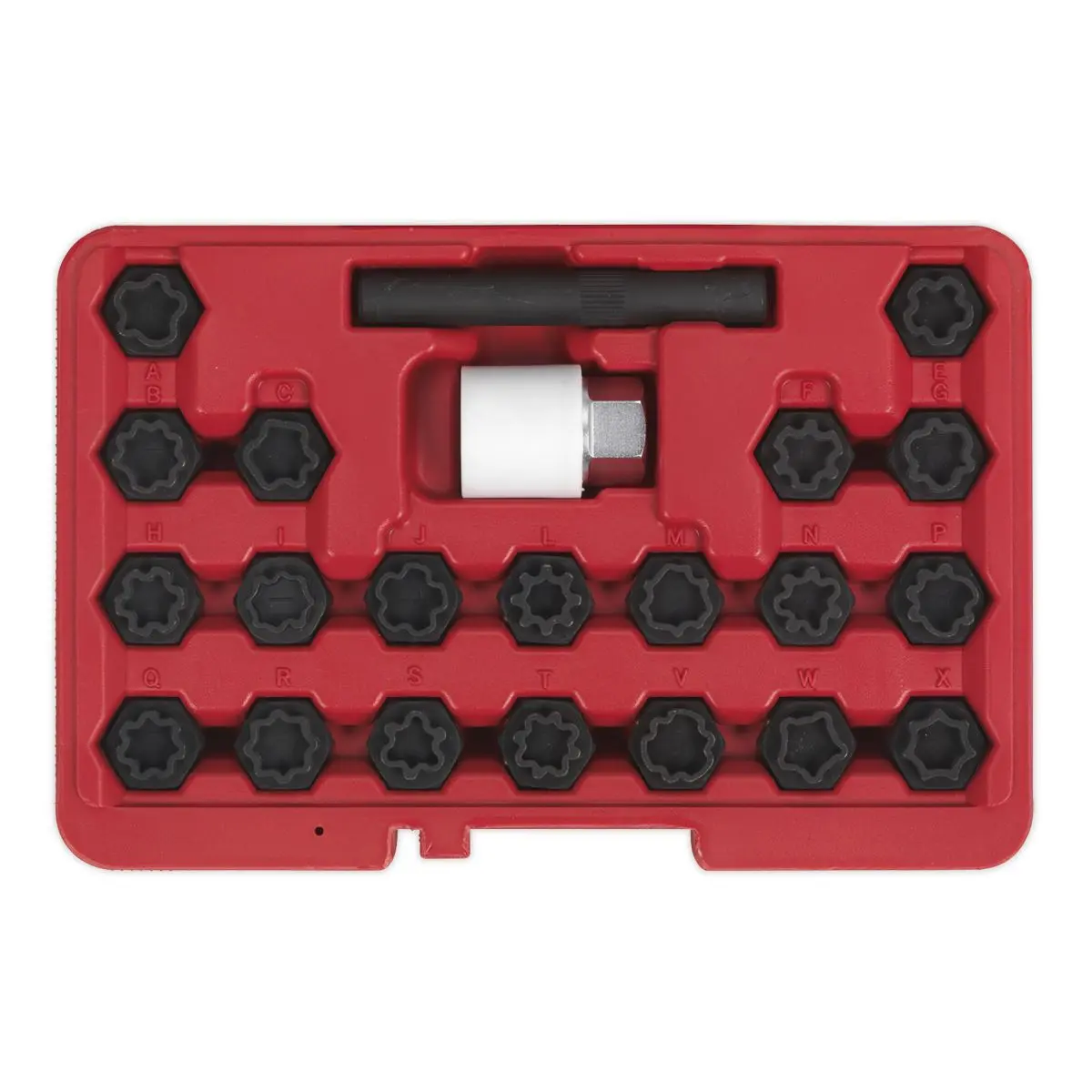 Sealey Locking Wheel Nut Key Set 22pc - Audi - Image 3