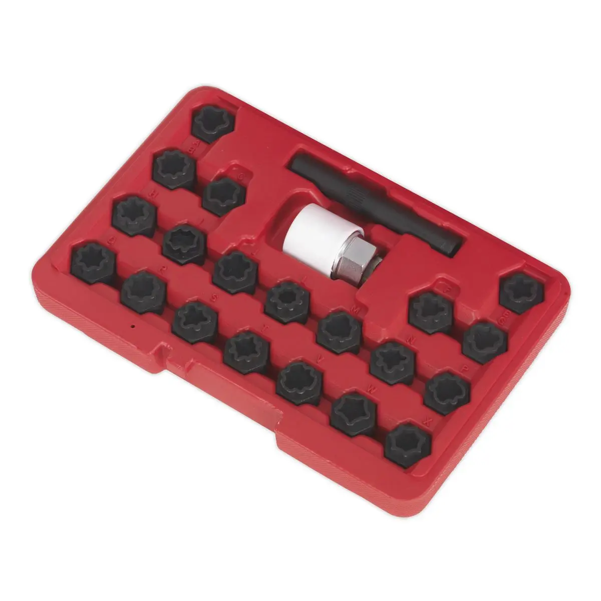 Sealey Locking Wheel Nut Key Set 22pc - Audi - Image 5
