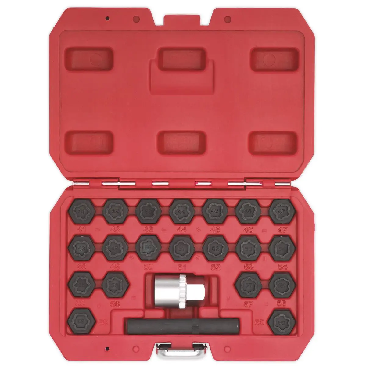 Sealey Locking Wheel Nut Key Set 22pc - BMW - Image 4