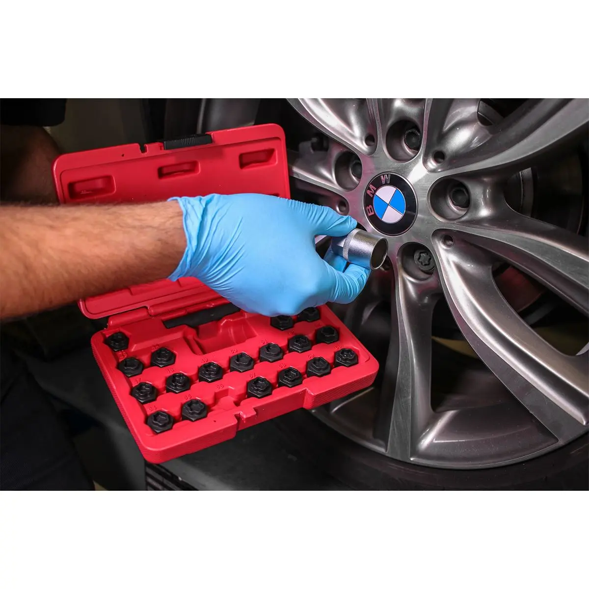 Sealey Locking Wheel Nut Key Set 22pc - BMW - Image 5