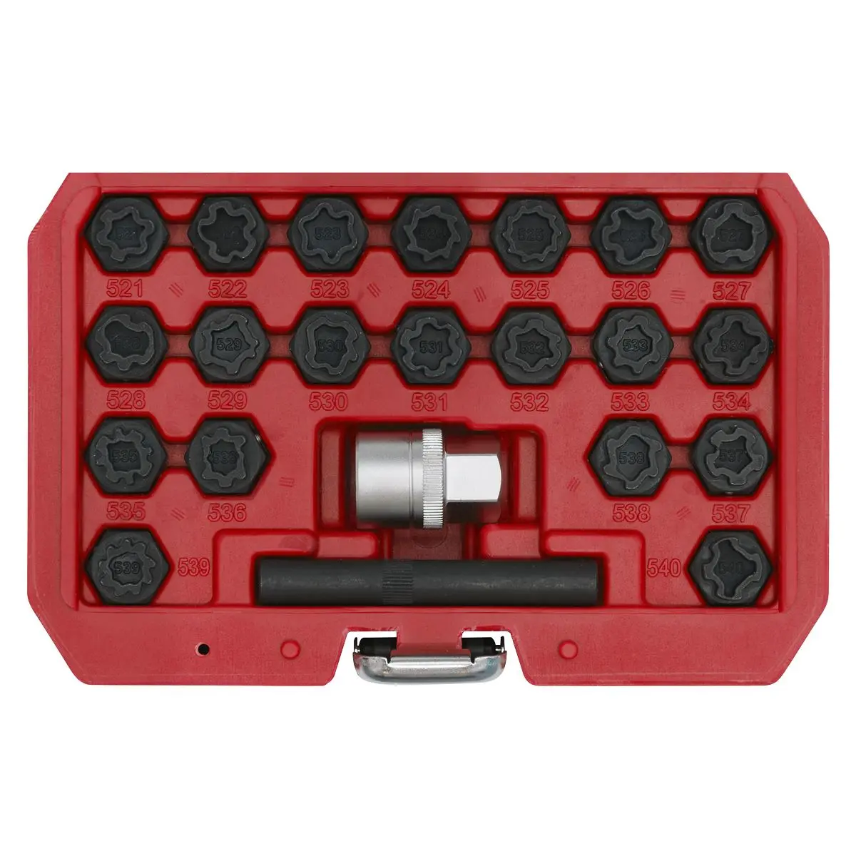 Sealey Locking Wheel Nut Key Set 22pc - VAG - Image 3