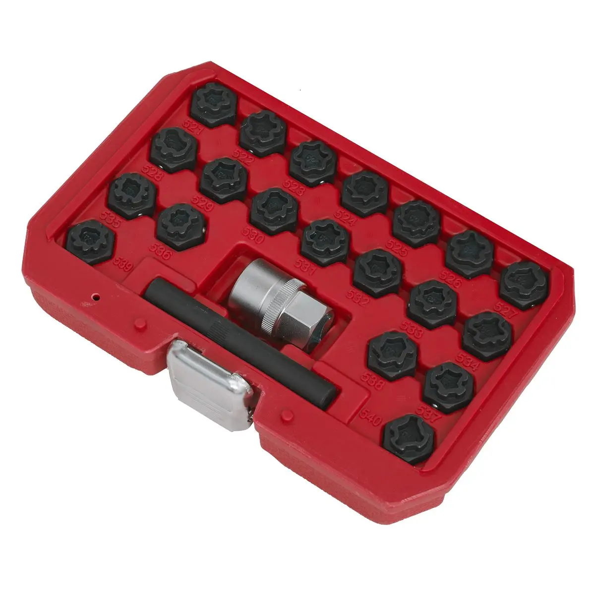 Sealey Locking Wheel Nut Key Set 22pc - VAG - Image 5