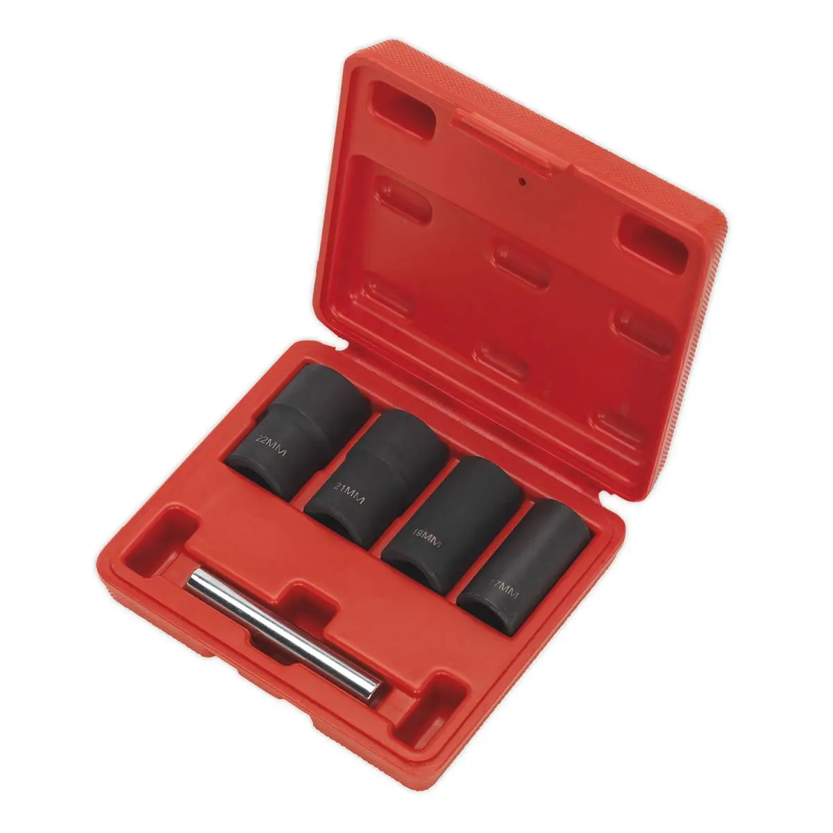 Sealey Locking Wheel Nut Removal Set 5pc 1/2"Sq Drive - Image 2