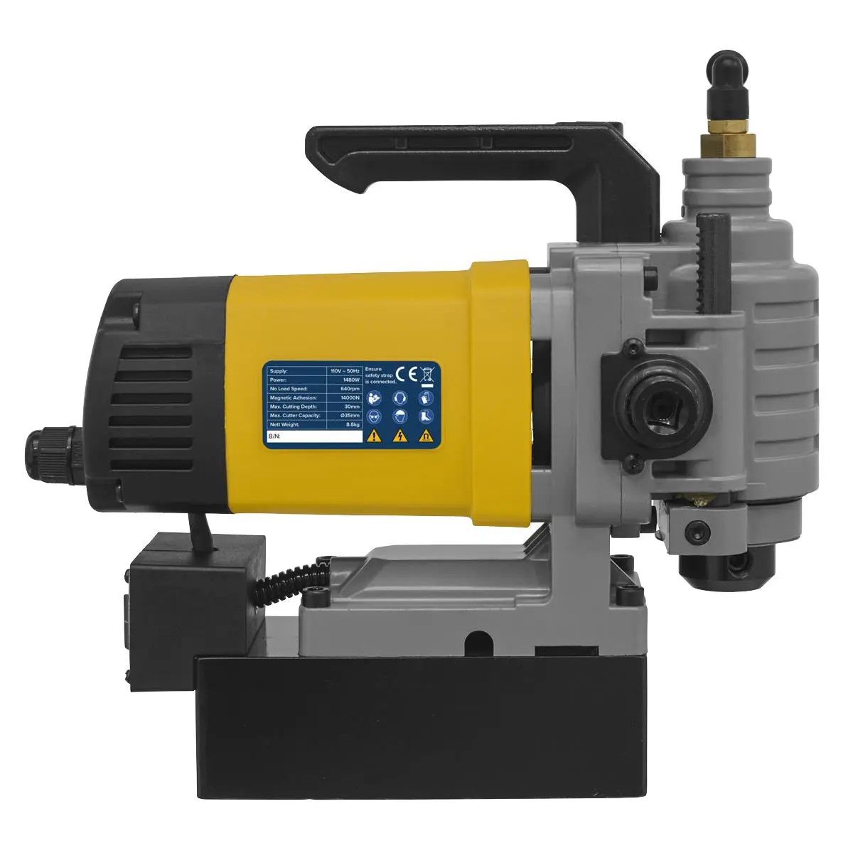 Sealey Low Profile Magnetic Drilling Machine 35mm 110V - Image 3