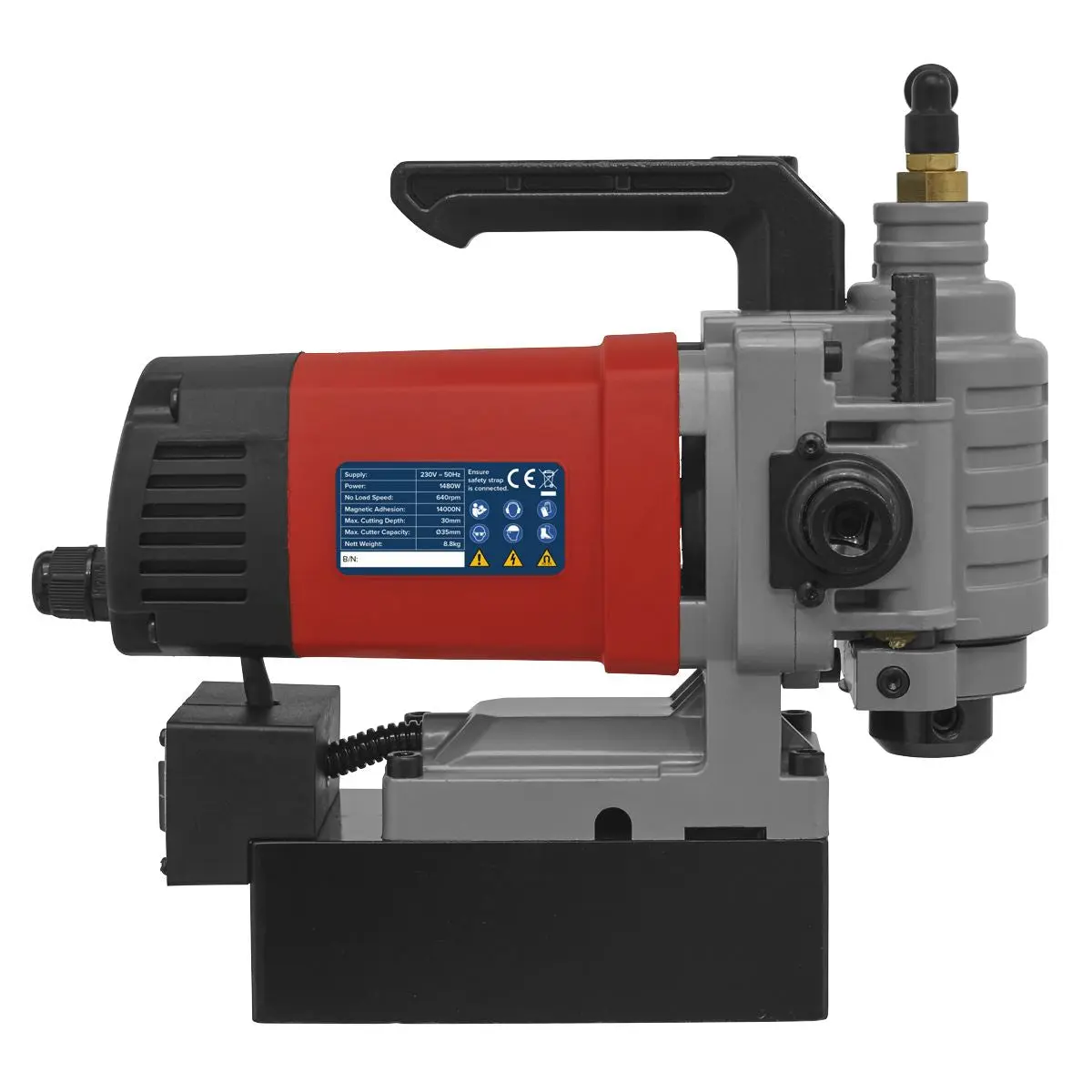 Sealey Low Profile Magnetic Drilling Machine 35mm 230V - Image 3