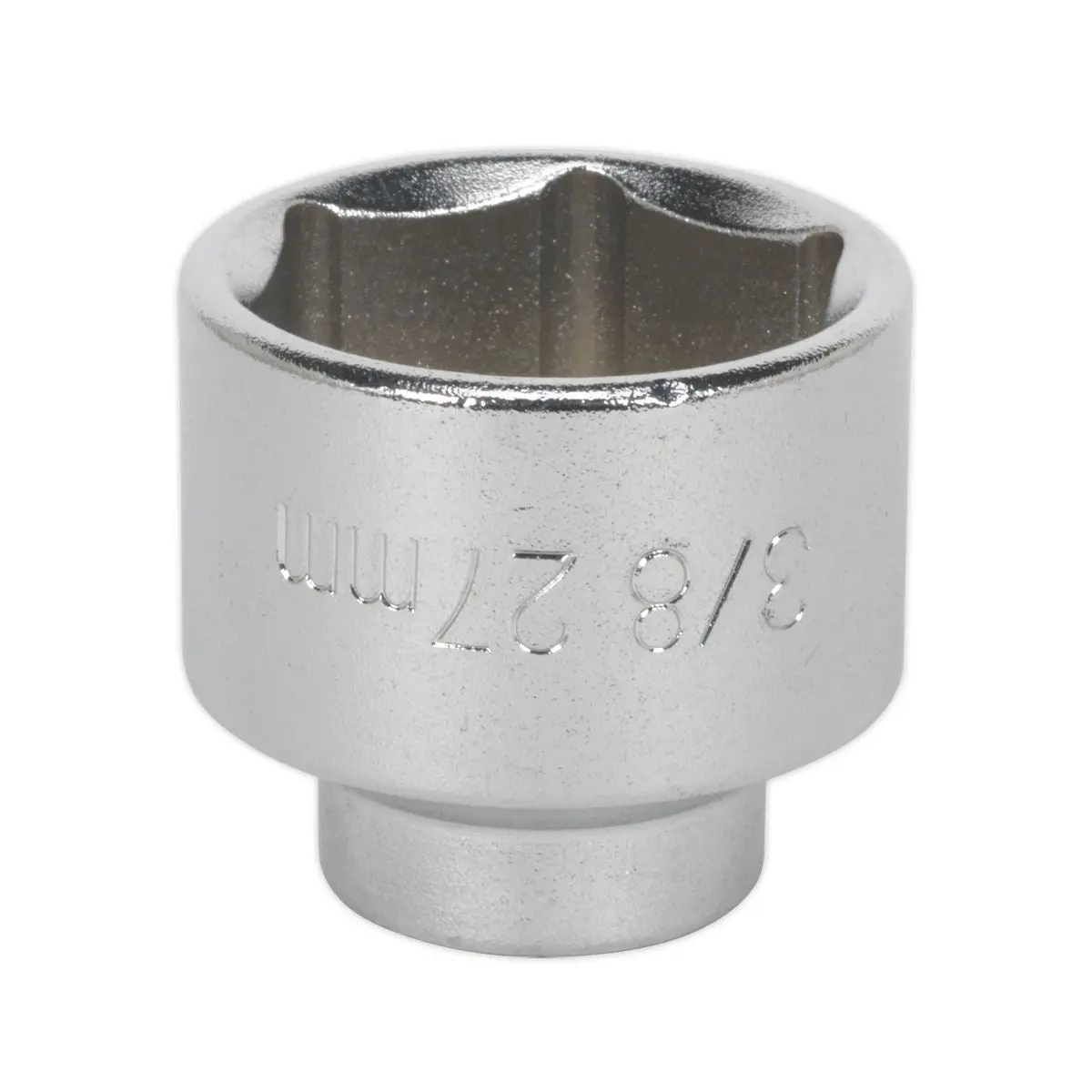 Sealey Low Profile Oil Filter Socket 27mm 3/8" Square Drive A Class Garage - Image 2