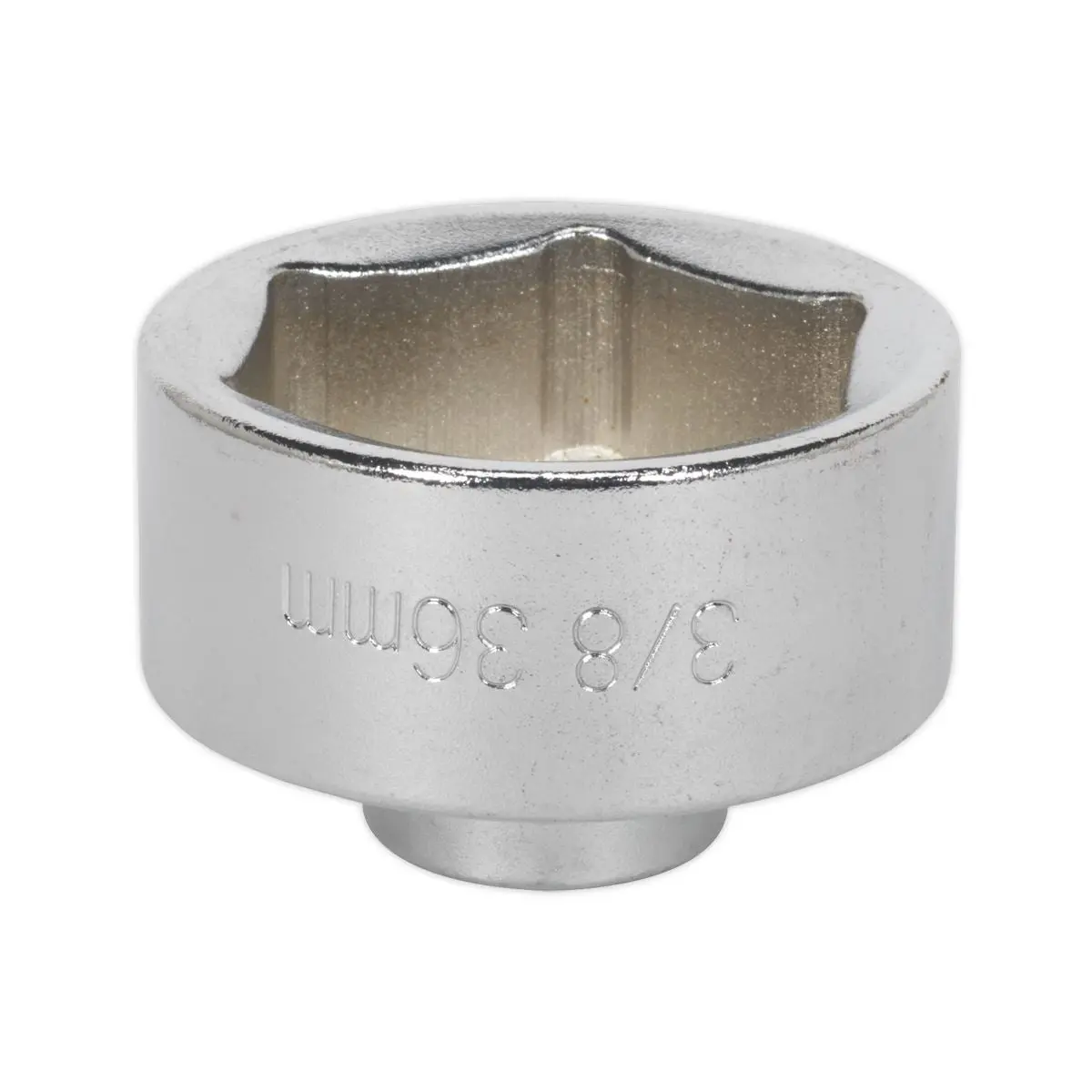 Sealey Low Profile Oil Filter Socket 36mm 3/8"Sq Drive - Image 8
