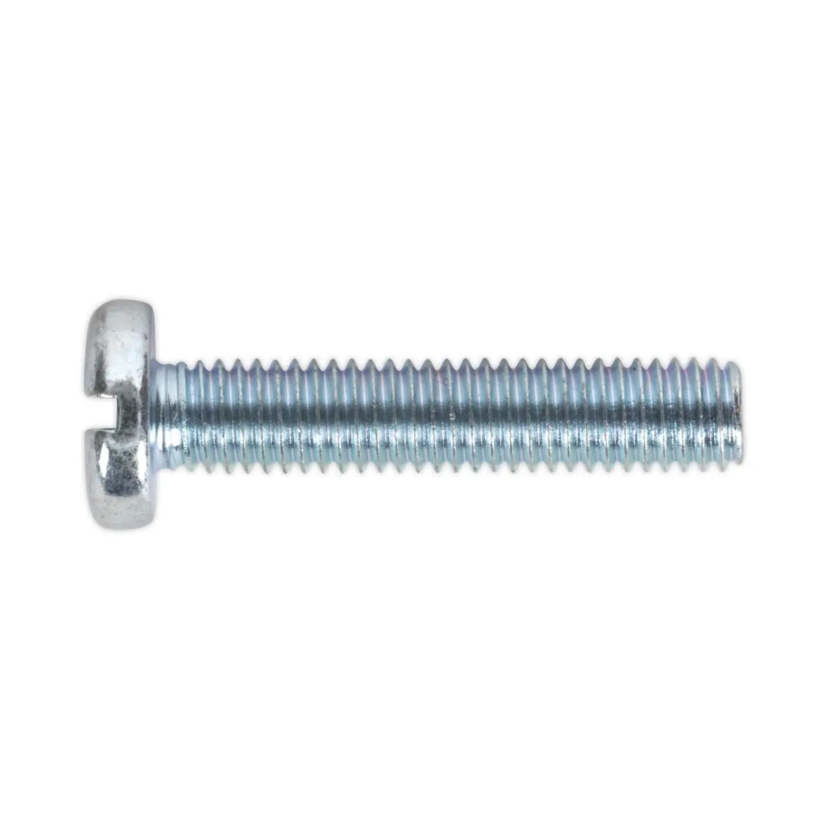 Sealey Machine Screw M5 x 25mm Pan Head Slot Zinc Pack of 50