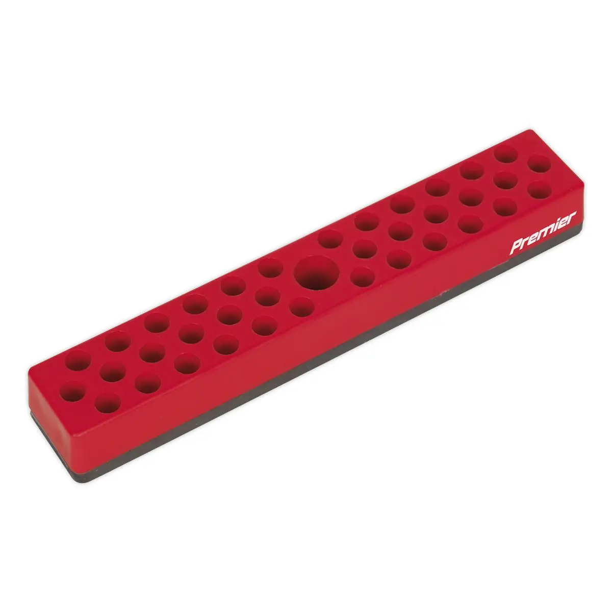 Sealey Magnetic Bit Holder 36 Bit Capacity 1/4" Hex Screwdriver Bits Drill Storage Rail - Image 4