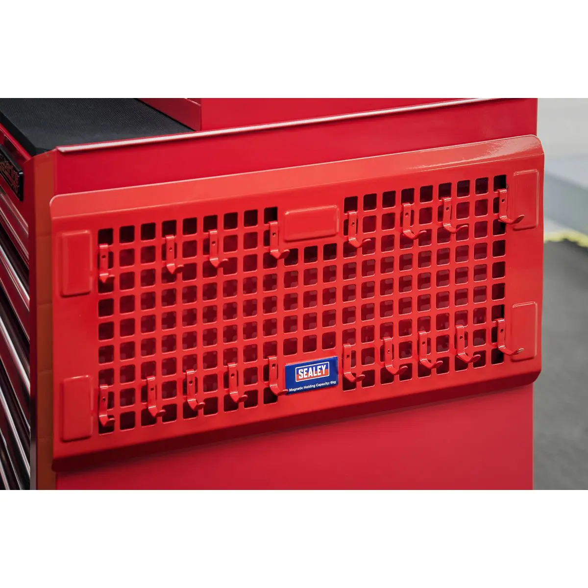 Sealey Magnetic Pegboard - Red - Image 2