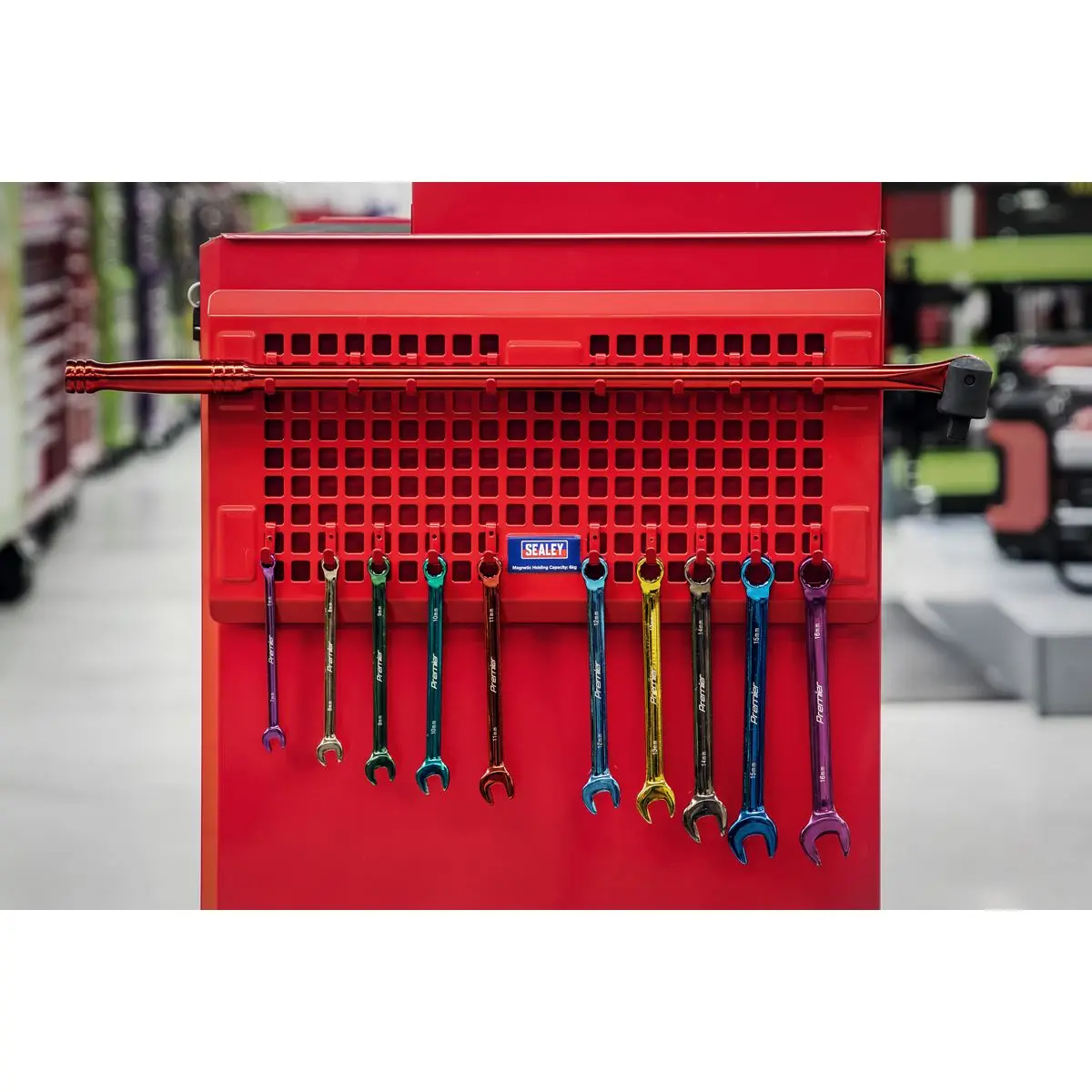 Sealey Magnetic Pegboard - Red - Image 7