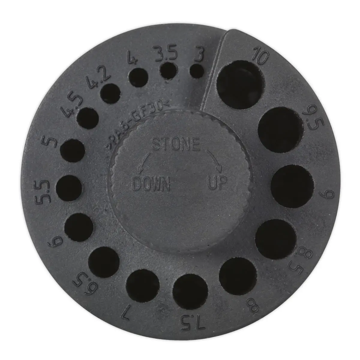 Sealey Manual Drill Bit Sharpener Manual 43mm Collar 3-10mm HSS Cobalt Bits - Image 2