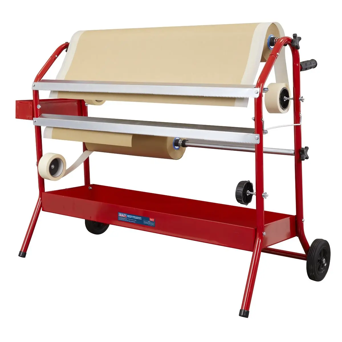 Sealey Masking Paper Dispenser 2 x 900mm Trolley - Image 2