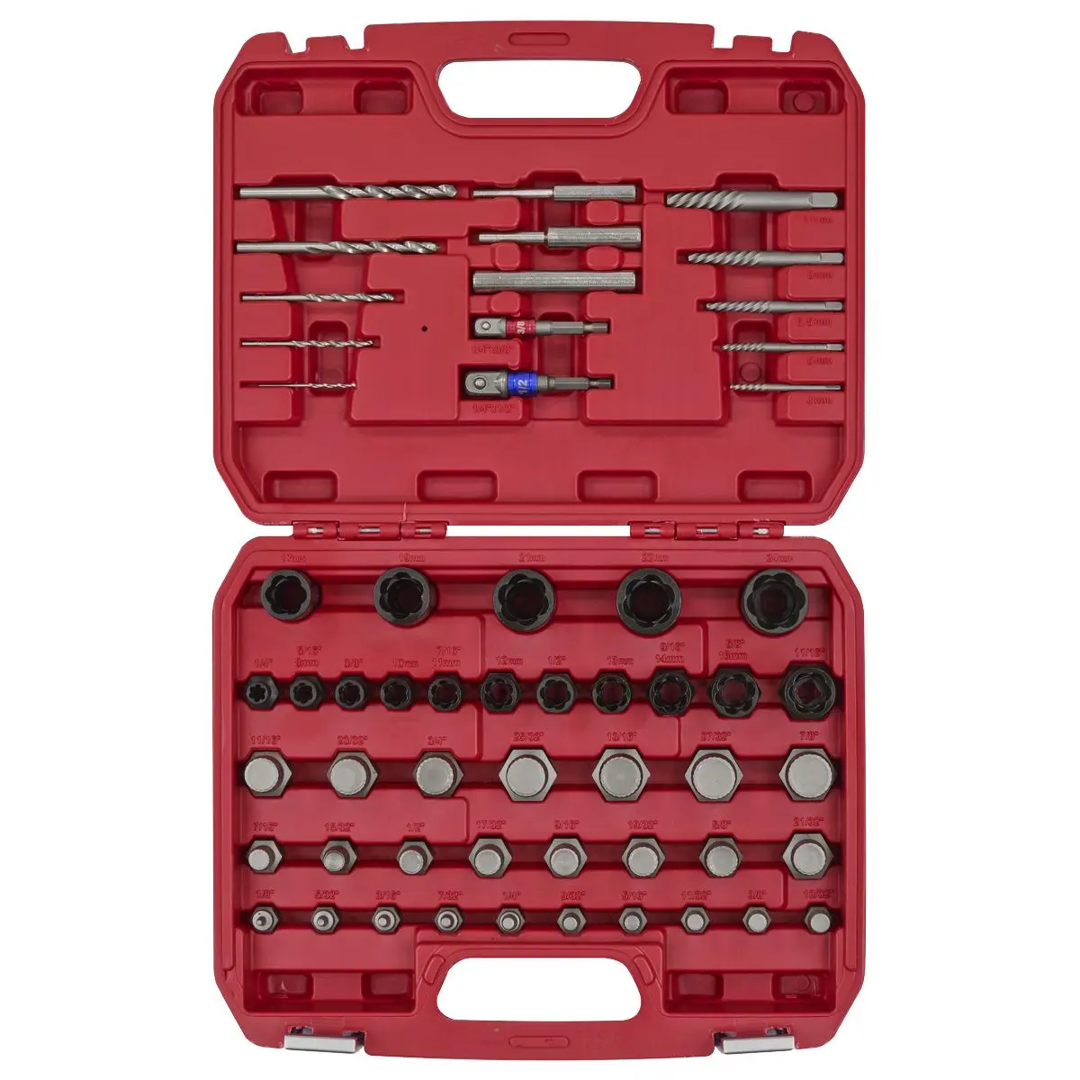Sealey Master Nut, Bolt & Screw Extractor Set 56pc - Image 4