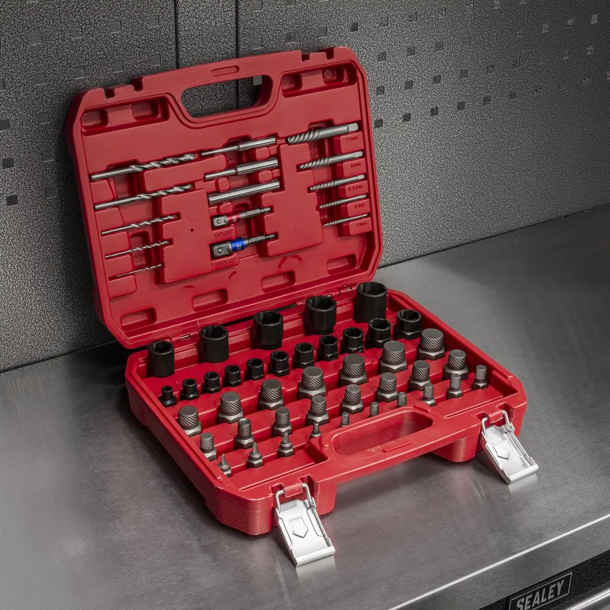 Sealey Master Nut, Bolt & Screw Extractor Set 56pc - Image 5