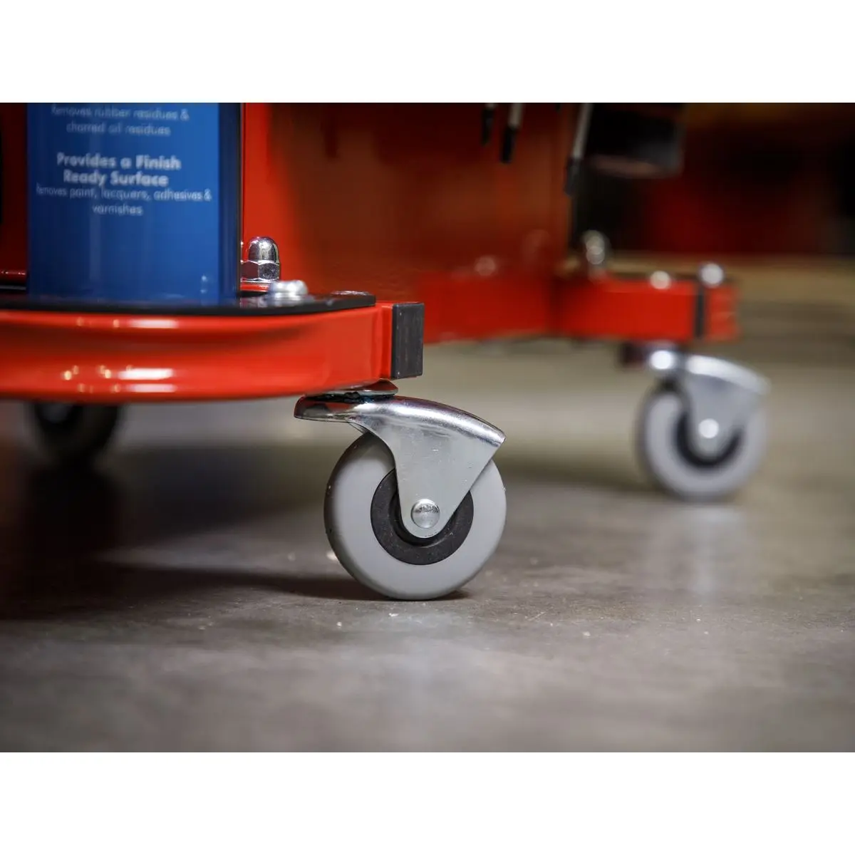 Sealey Mechanic's Utility Seat & Toolbox - Red - Image 13